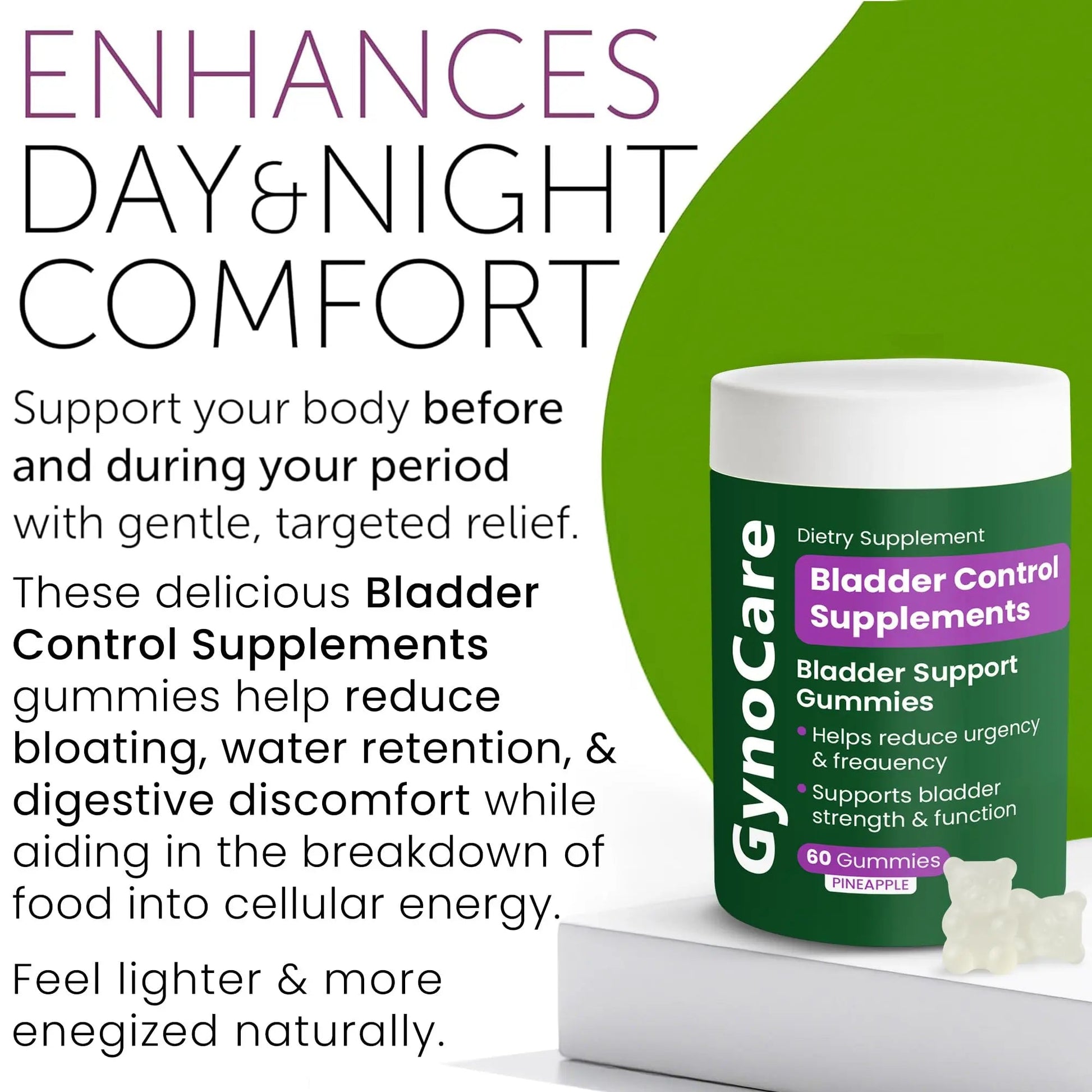 Bladder Control Supplements – Urinary Tract Health for Women | Overactive Bladder Support, UTI Relief & Infection Treatment | Daily Feminine Wellness Gummies – 60 Pineapple Flavor Terramed Just Think Comfort buy supplements canada