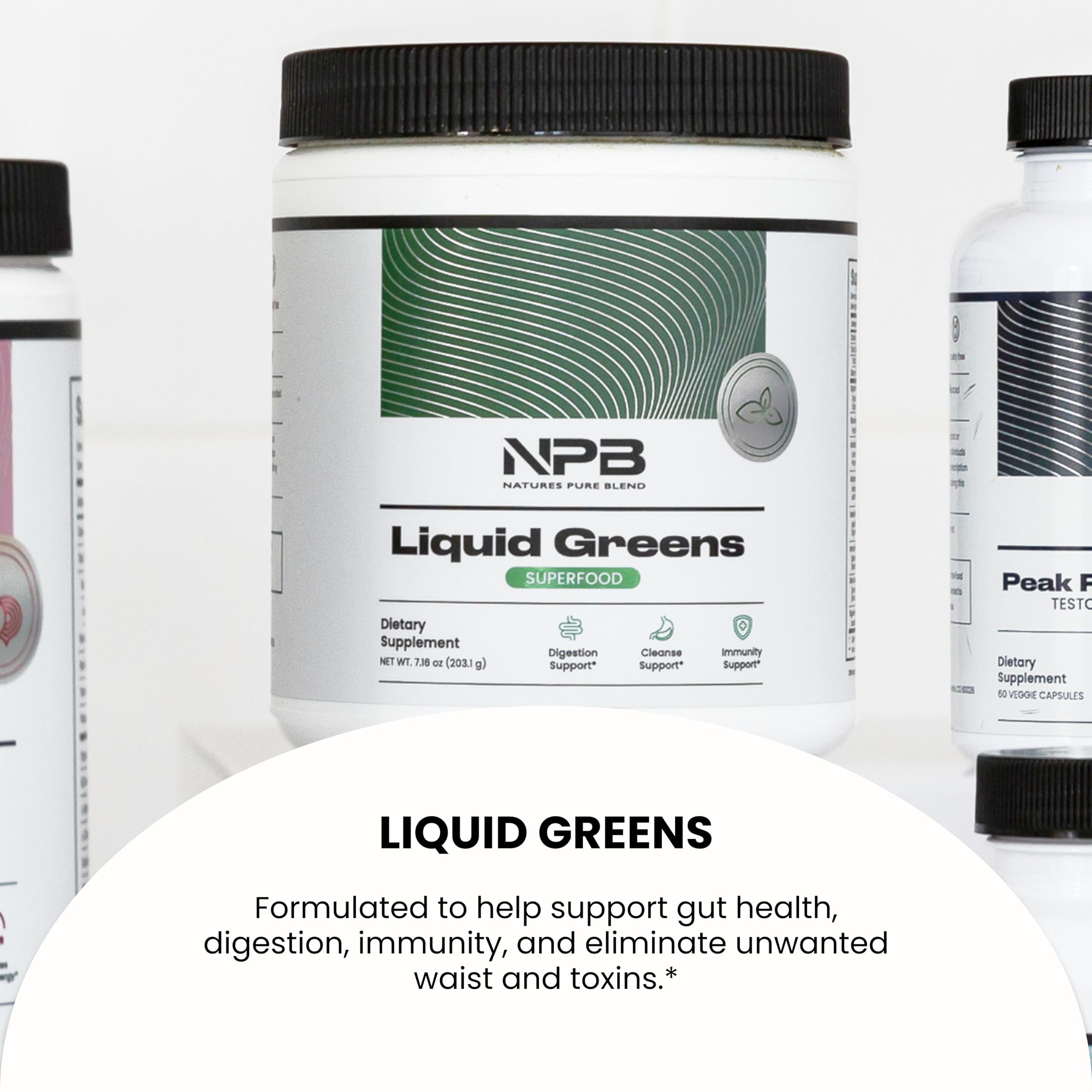Nature's Pure Blend Super Greens Powder – Organic Greens Superfood Powder Supplements for Green Juice & Smoothie – Probiotic - Drink Mix for Energy Wellness and Digestion (Matcha Flavor, 30 Servings) Nature's Pure Blend buy supplements canada