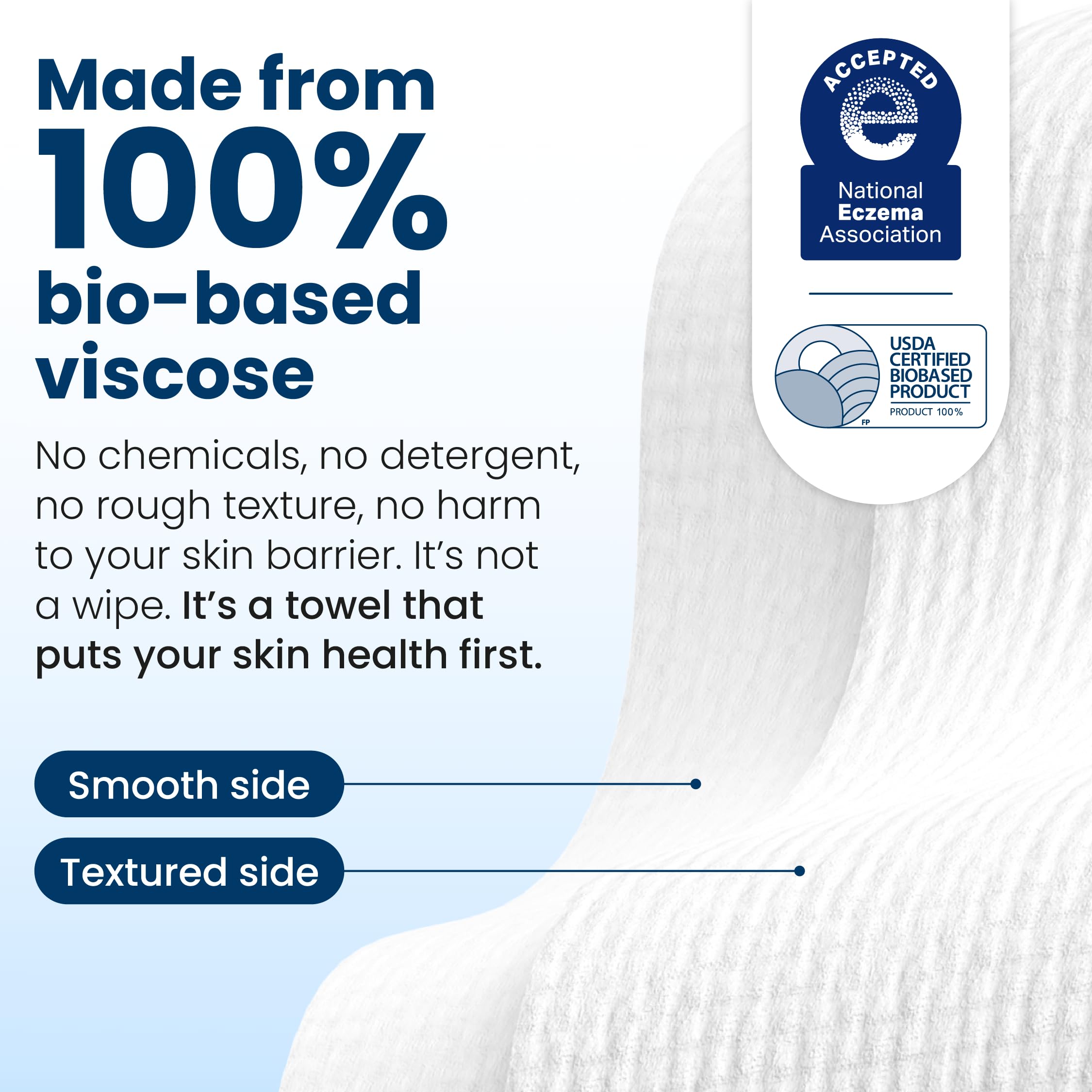 Clean Skin Club Clean Towels XL®, Travel Pack 100% USDA Biobased Disposable Face Towel CLEAN SKIN CLUB buy supplements canada