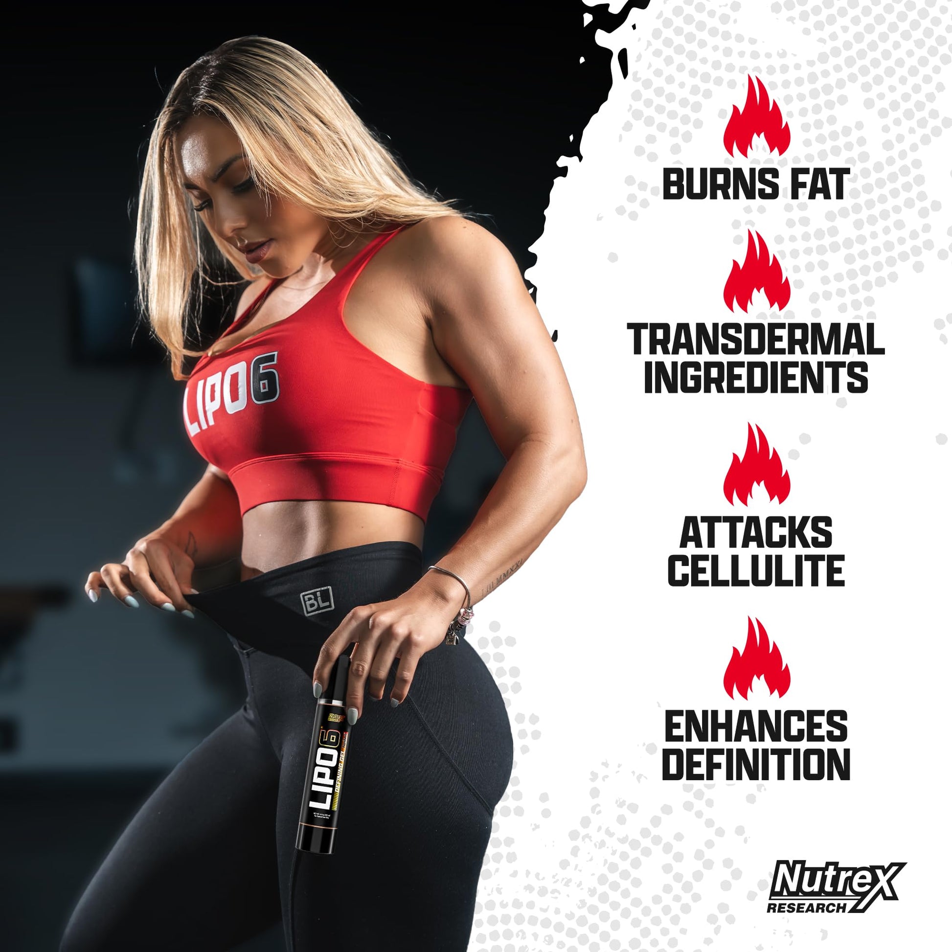 Lipo 6 Defining Gel Fast Acting Fat Burning Cream for Men & Women | Targets Stubborn Nutrex Research buy supplements canada