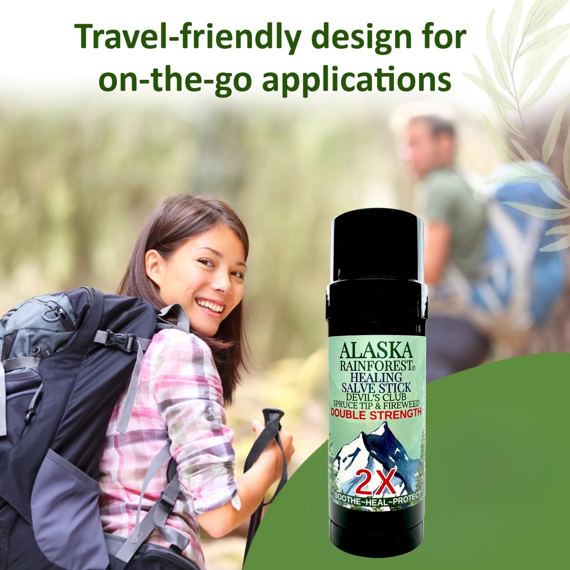 Snowy Summit Alaska Rainforest 2X Salve Stick - Salve for Dry Skin & Joint Relief - Natural Salve for Soothing Skin with Gentle Aroma - Body & Hand Salve - Muscle Rub Alaskan Devil’s Club Oil Snowy Summit buy supplements canada