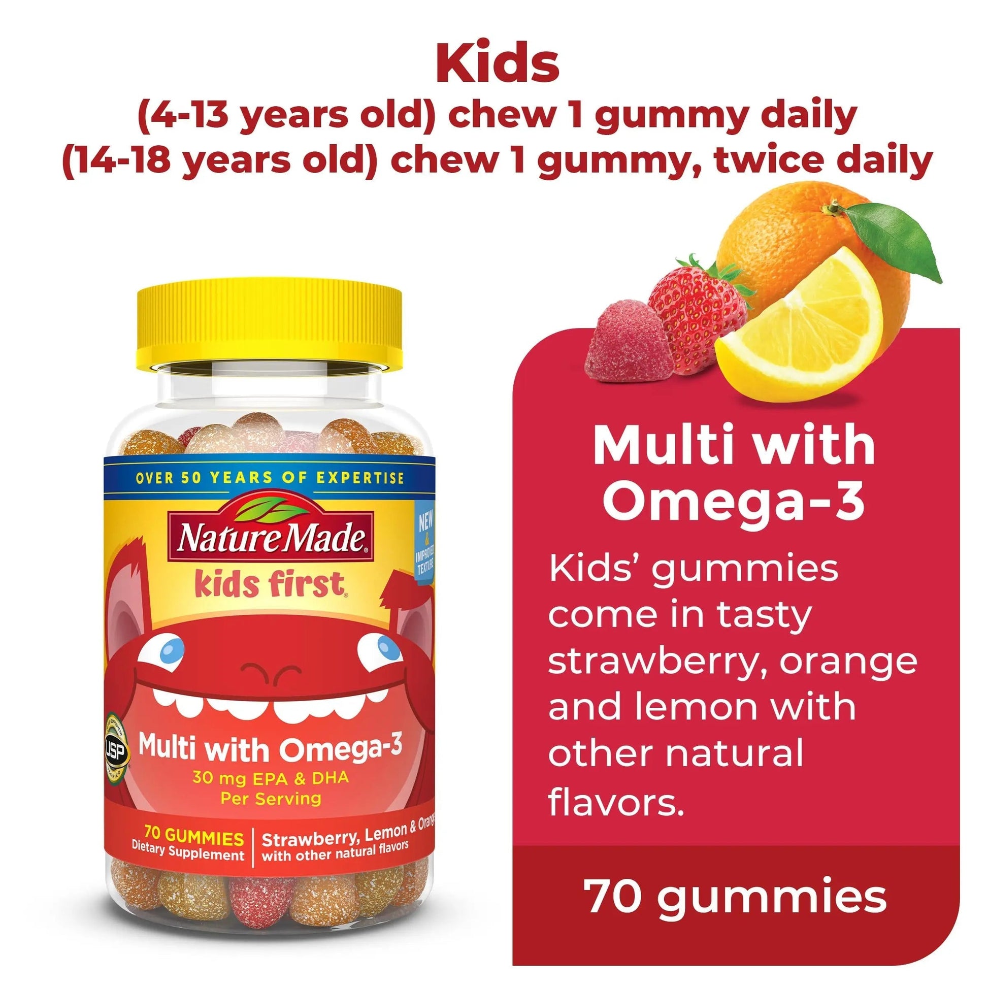 Nature Made Adult & Kids Multivitamin Gummies Combo Pack, Multis with Vitamin C, Vitamin D3, B Vitamins, Zinc, Omega 3 Fish Oil & More Nature Made buy supplements canada