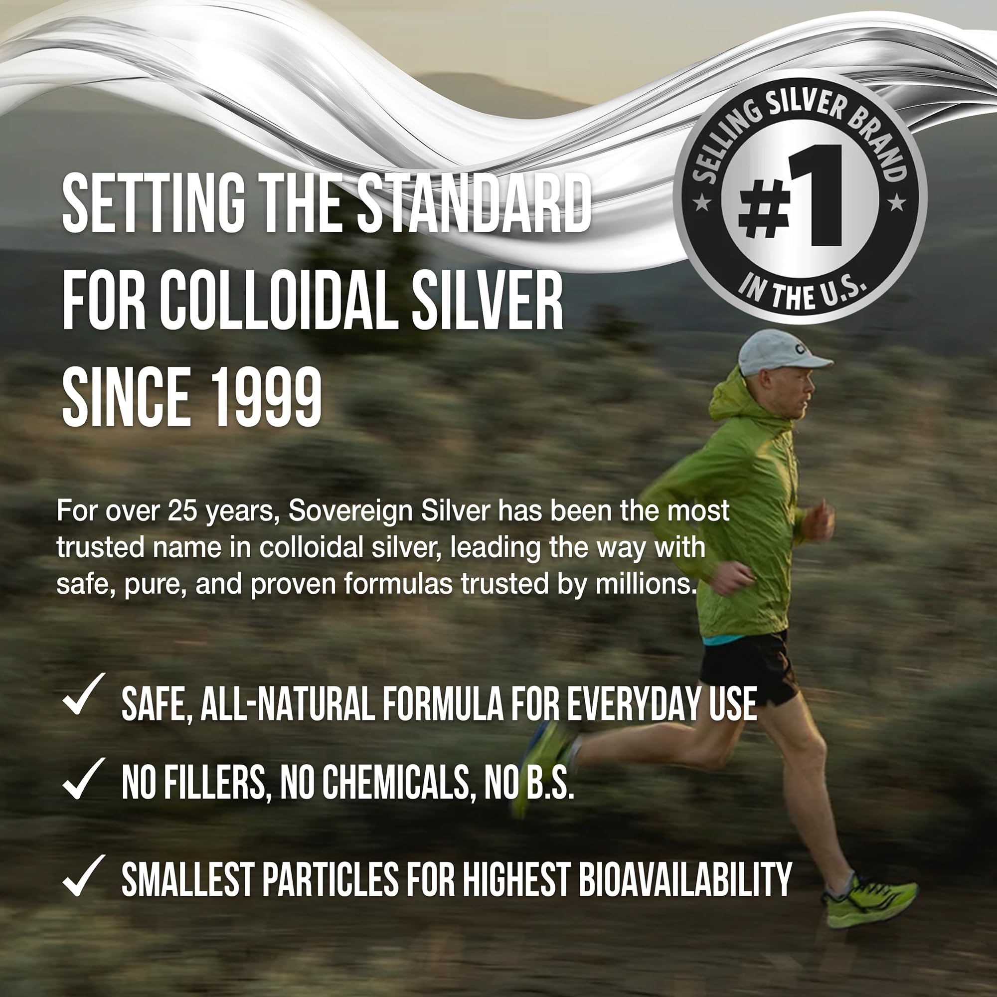 Sovereign Silver Immune Support - Colloidal Silver, Bio-Active Silver Hydrosol, 10 ppm, Liquid Dropper, 4 Fl Oz, (118 mL) Sovereign Silver buy supplements canada