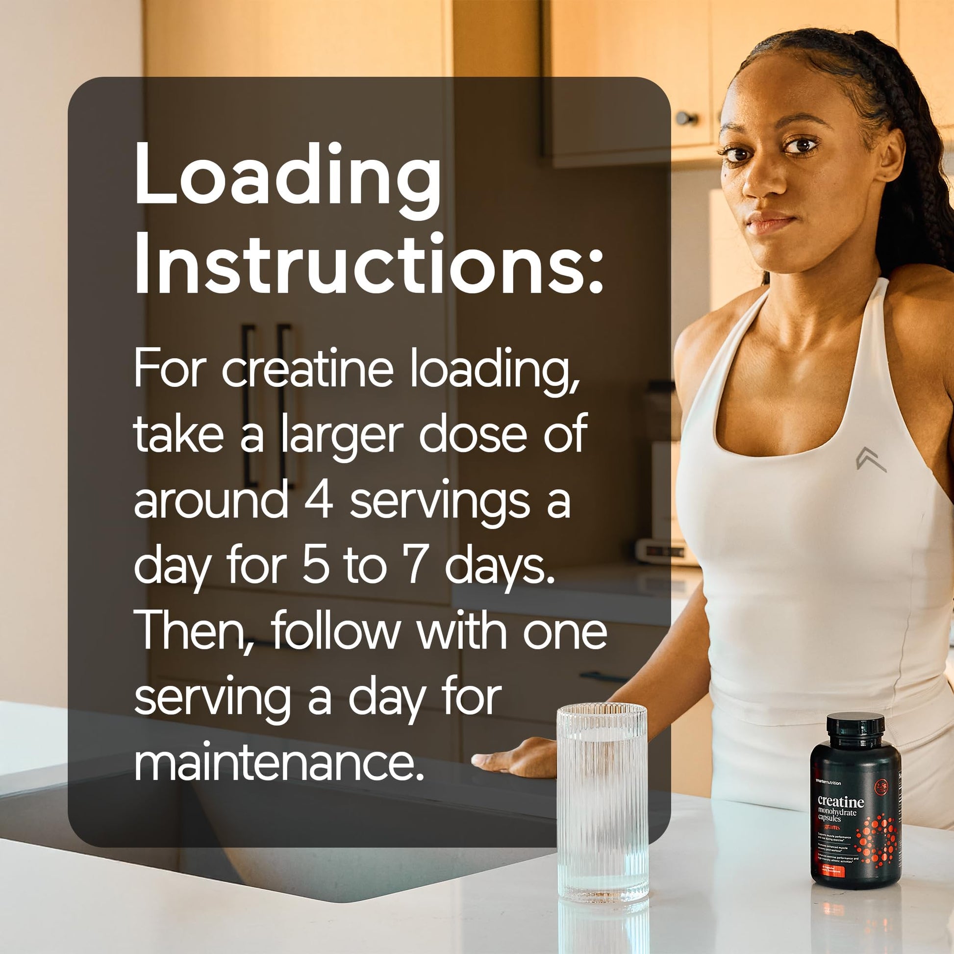 SMARTERNUTRITION Creatine Monohydrate Pills with 2500mg (2.5g) Per Serving, Vegan Capsules - Pre & Post Workout Recovery Support, Promotes Muscle Mass &. Endurance - 60 Count[30-Day Supply] SMARTERNUTRITION buy supplements canada