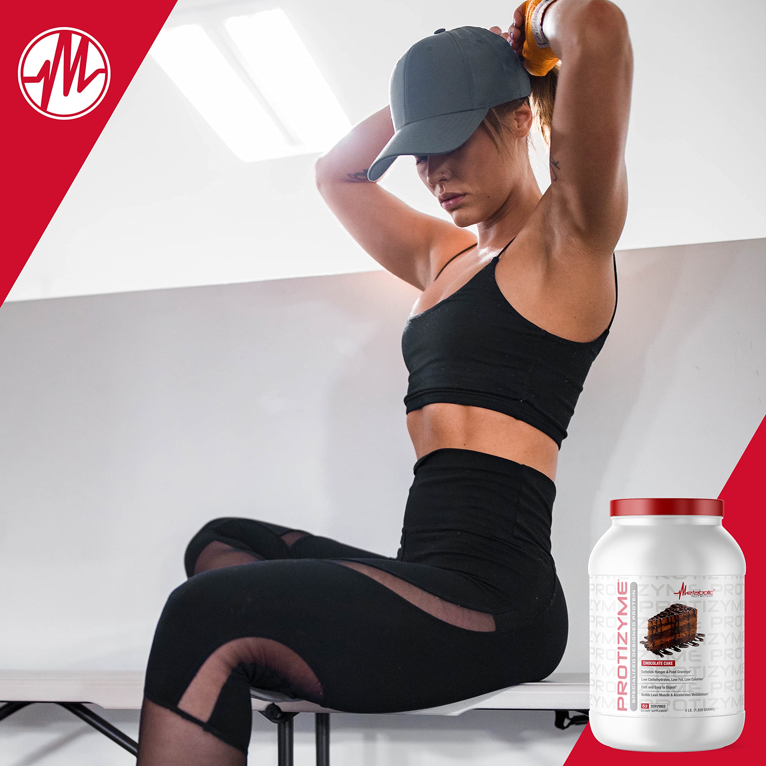 Metabolic Nutrition, Protizyme, 100% Whey Protein Powder, High Protein, Low Carb Metabolic Nutrition buy supplements canada