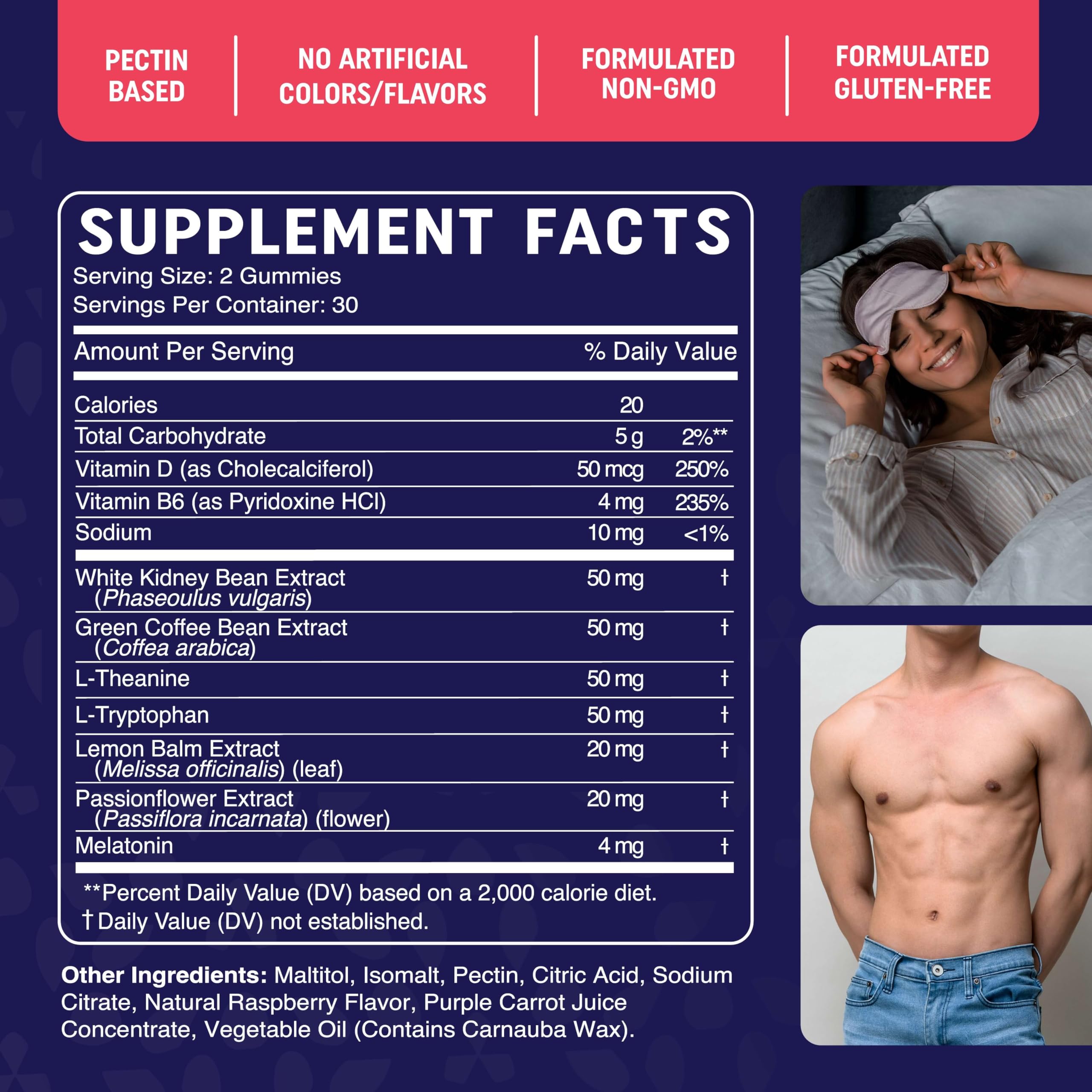 Sugar-Free Night Time Fat Burner Gummies for Sleep & Weight Loss Support | Hunger MAV NUTRITION buy supplements canada