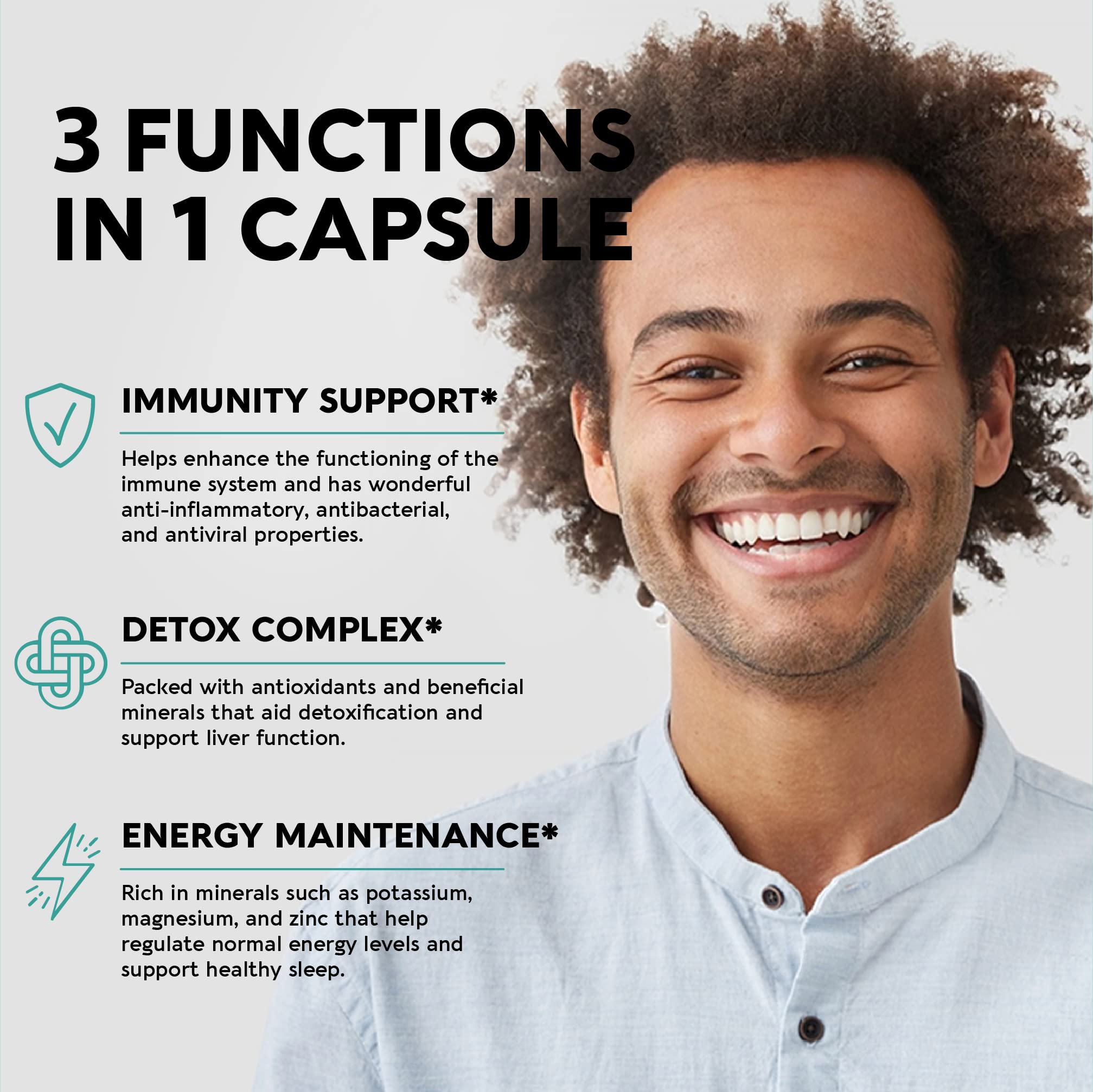 Irish Sea Moss Capsules - Made with Organic Sea Moss, Bladderwrack & Burdock Root - Made in USA - Advanced Superfood - Natural Multi Supplements Blend - Immunity & Energy Support - 90 Vegan Capsules NUTRAHARMONY buy supplements canada