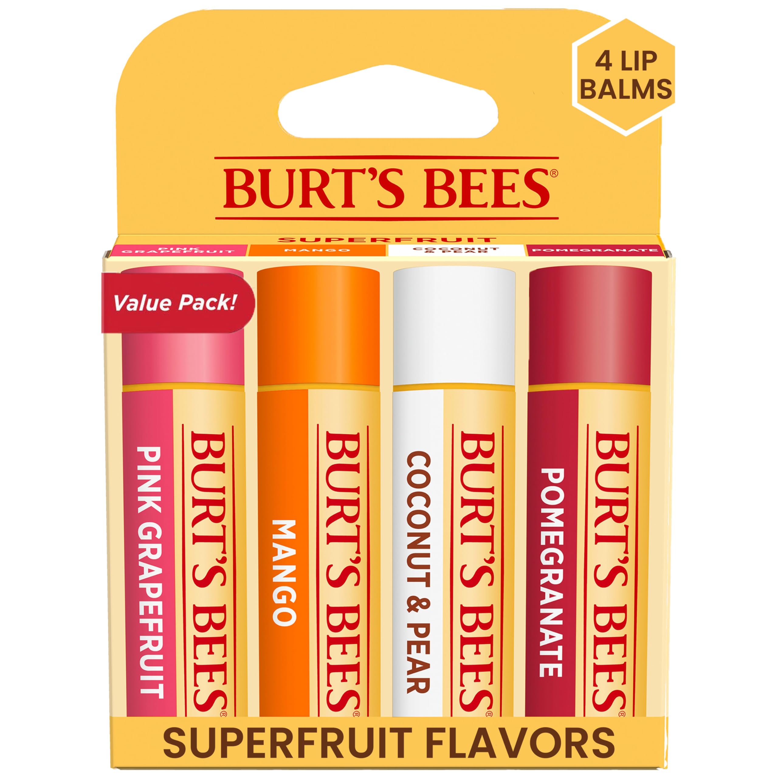 Burt's Bees 100% Natural Moisturizing Lip Balm (Superfruit) Burt's Bees buy supplements canada