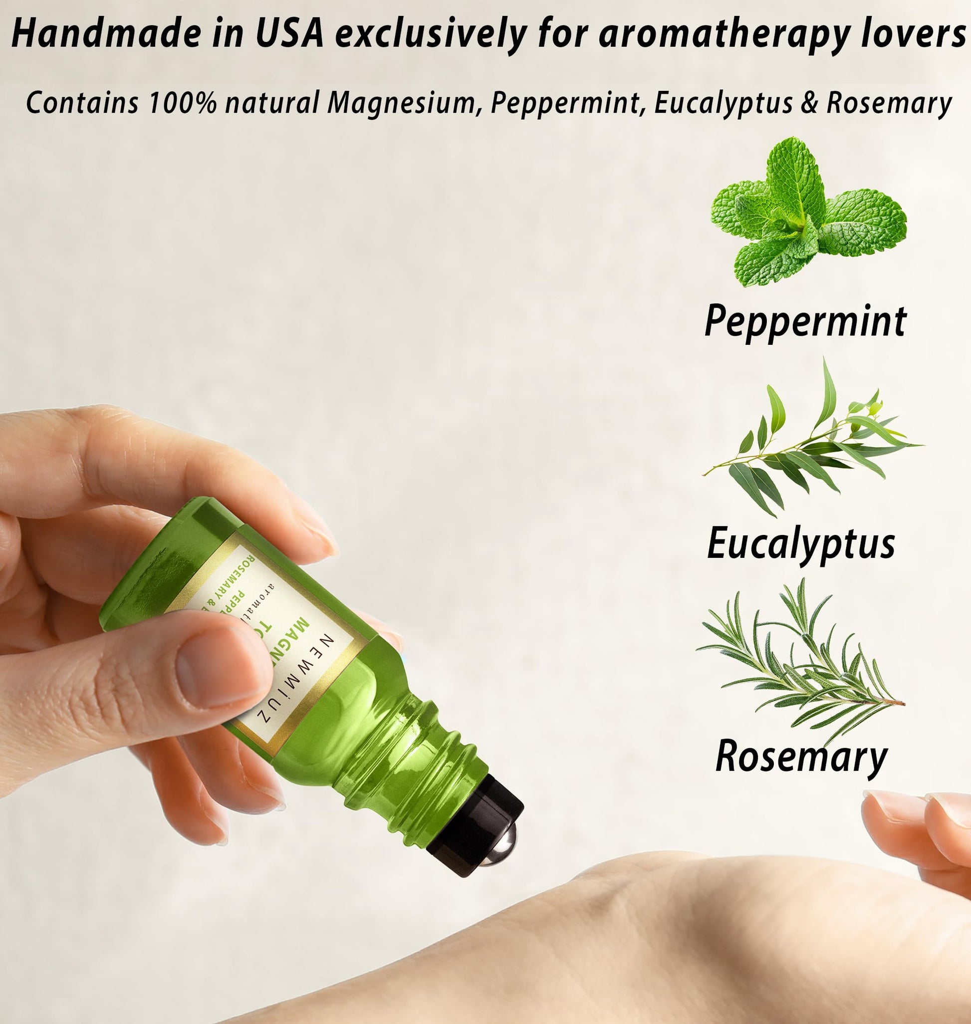 Headache Roll On Stick Peppermint Rosemary and Eucalyptus & Cleansing and Protect Juniper Berry White Sage with Nerolina Pack of 2 New Miuz buy supplements canada