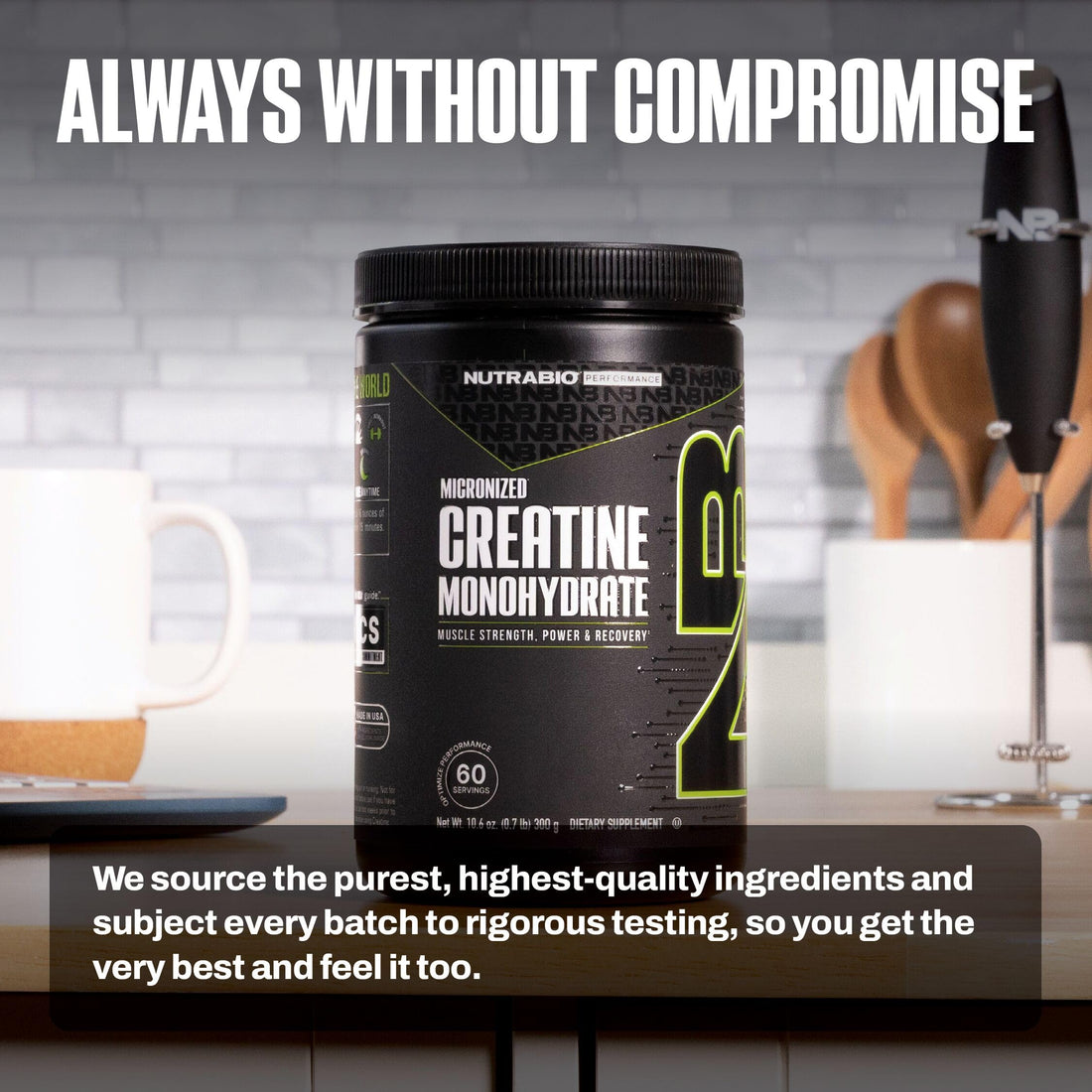NutraBio Pure Micronized Creatine Monohydrate Powder Supplement, Unflavored, (300 g) - Supports Bulk Muscle Energy, Recovery, and Strength - HPLC Tested Creatine NutraBio buy supplements canada