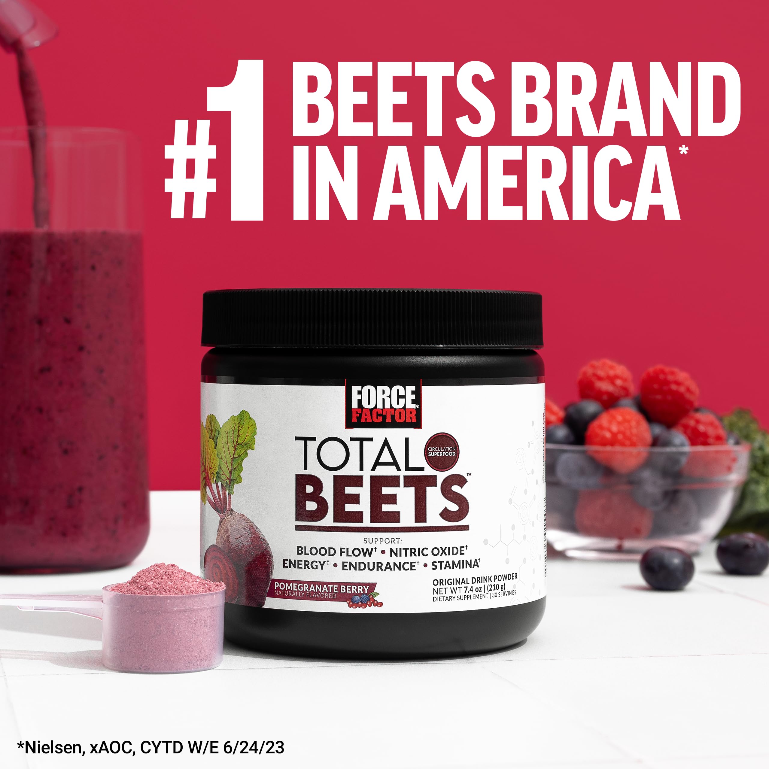 Force Factor Total Beets Blood Pressure Support with Grape Seed Extract and Non GMO Beet Root Powder for Heart Health Force Factor buy supplements canada