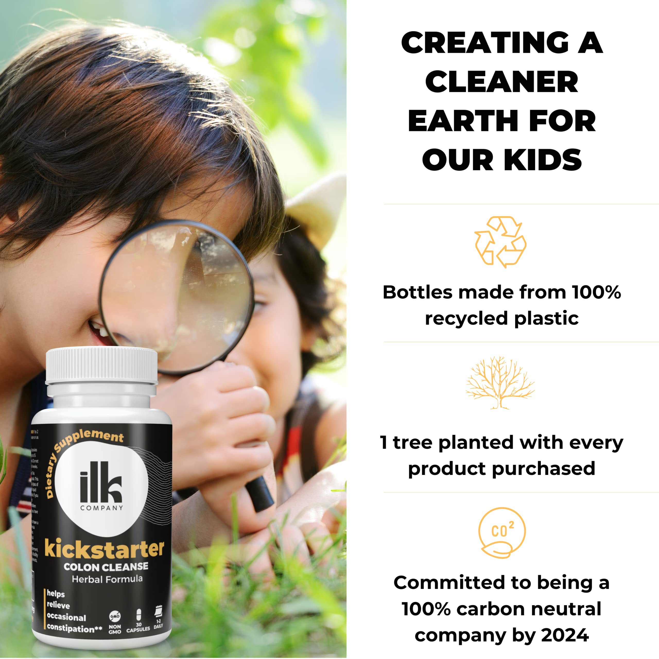 ILK COMPANY Made in USA Herbal Colon Cleanse Capsules - Non GMO - Gluten Free Capsules ILK COMPANY buy supplements canada