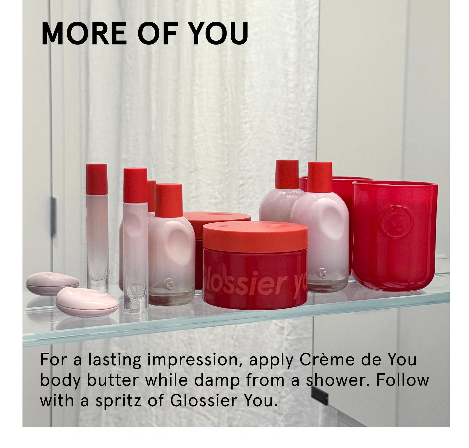 Glossier Crème de You Dry-Touch Body Butter - Signature You Fragrance Scented Body Cream for Dry Skin & 24 Hour Hydration - Shea Butter & Jojoba Oil - Warm & Spicy - Dermatologist-Tested, Vegan, 215ml Glossier buy supplements canada