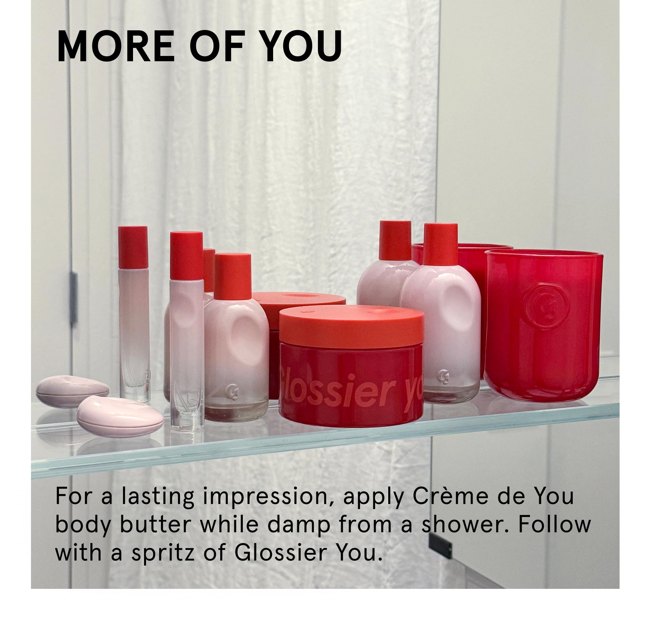 Glossier Crème de You Dry-Touch Body Butter - Signature You Fragrance Scented Body Cream for Dry Skin & 24 Hour Hydration - Shea Butter & Jojoba Oil - Warm & Spicy - Dermatologist-Tested, Vegan, 215ml Glossier buy supplements canada