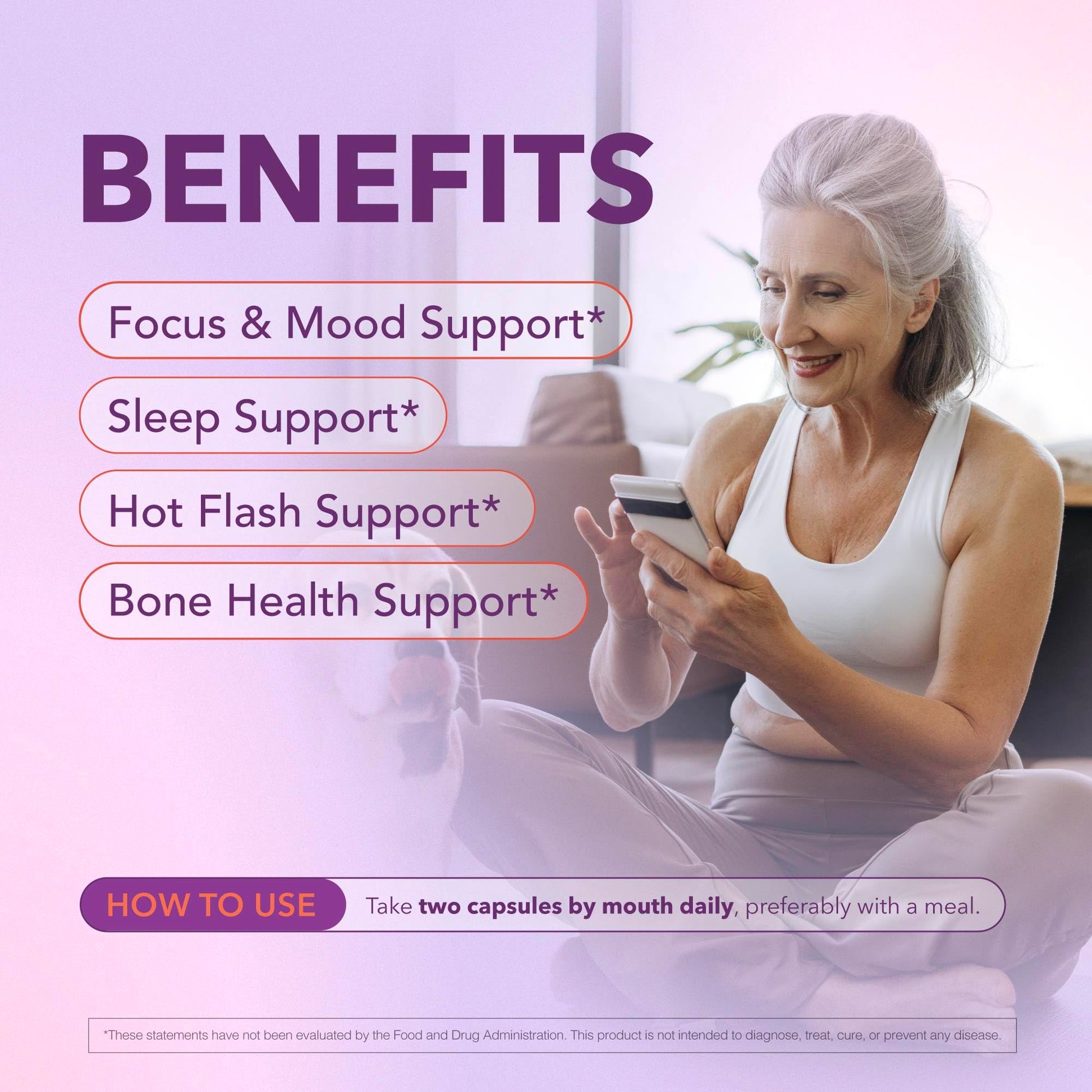 Bioligent Menopause Support Supplement for Women, Hot Flash, Sleep, Mood & Focus Support, Hormone-Free with Maca, Ginseng, Chamomile & Saffron, Non-GMO, 60 Capsules, 30 Day Supply BIOLIGENT buy supplements canada