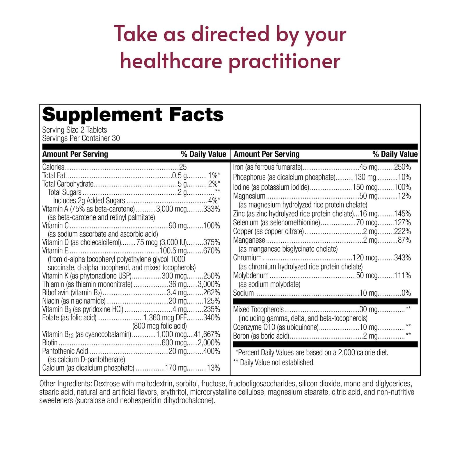 Bariatric Advantage Chewable Advanced Multi EA - High Potency Daily Multivitamin with Iron for Bariatric Surgery Patients Bariatric Advantage buy supplements canada
