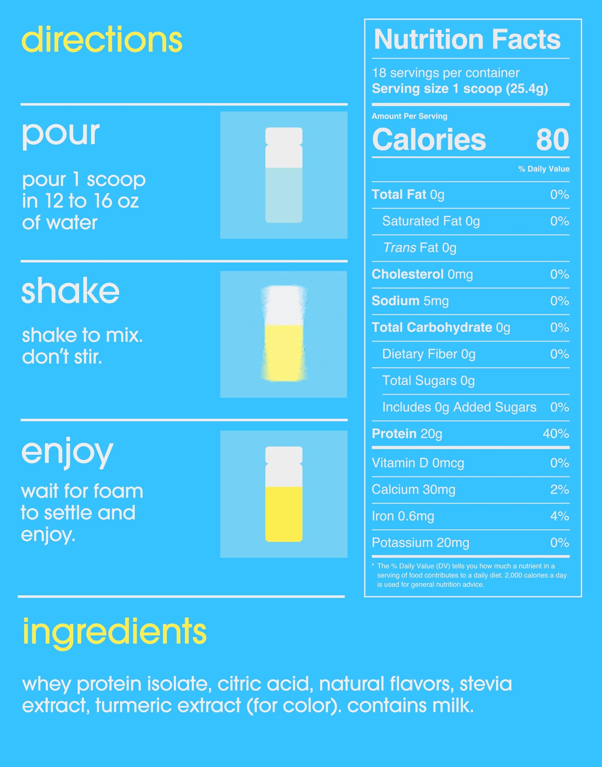 GRAMMS Clear Protein Powder 20G Protein for Women & Men | Lactose Free, Grass-Fed Whey Isolate, Gluten Free, Zero Sugar, Gut Friendly, Non-Bloating GRAMMS buy supplements canada