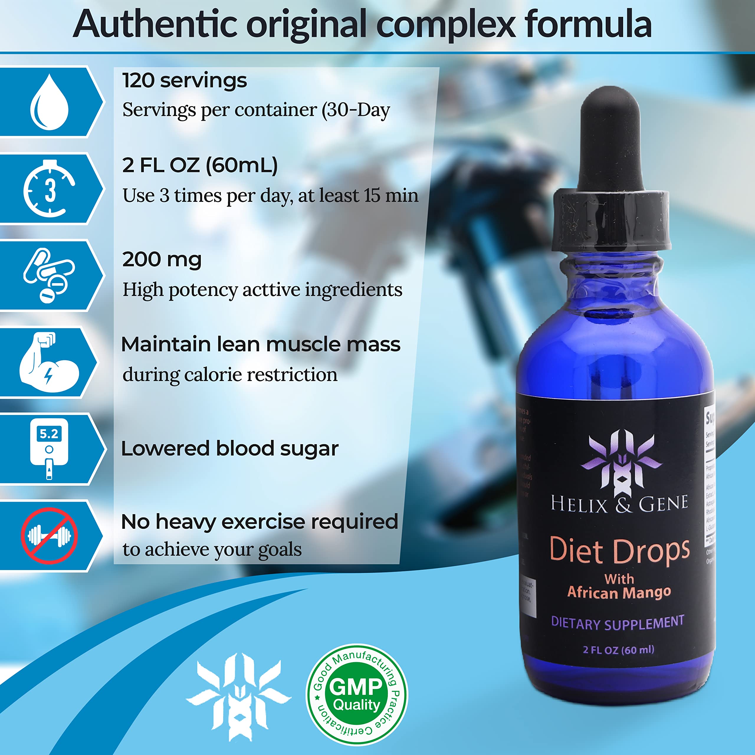 Helix & Gene Appetite Diet Drops Mango Flavor | Fast Weight Loss | Natural Metabolism Helix & Gene buy supplements canada