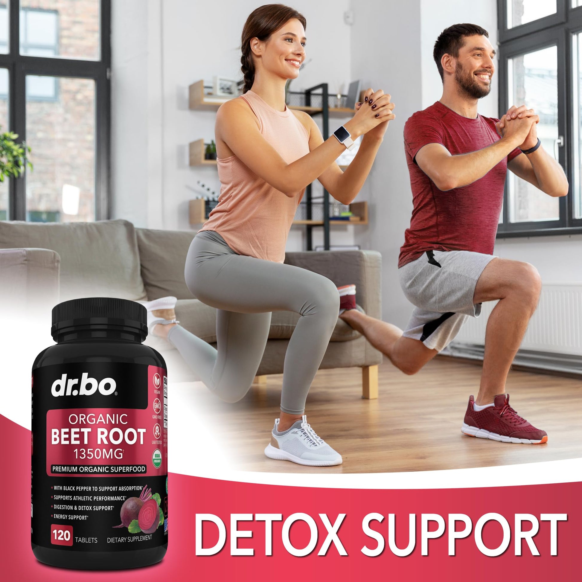 Organic Beet Root Capsules Supplements - 1350mg Beetroot Powder Extract Pills, Organic DR. BO buy supplements canada