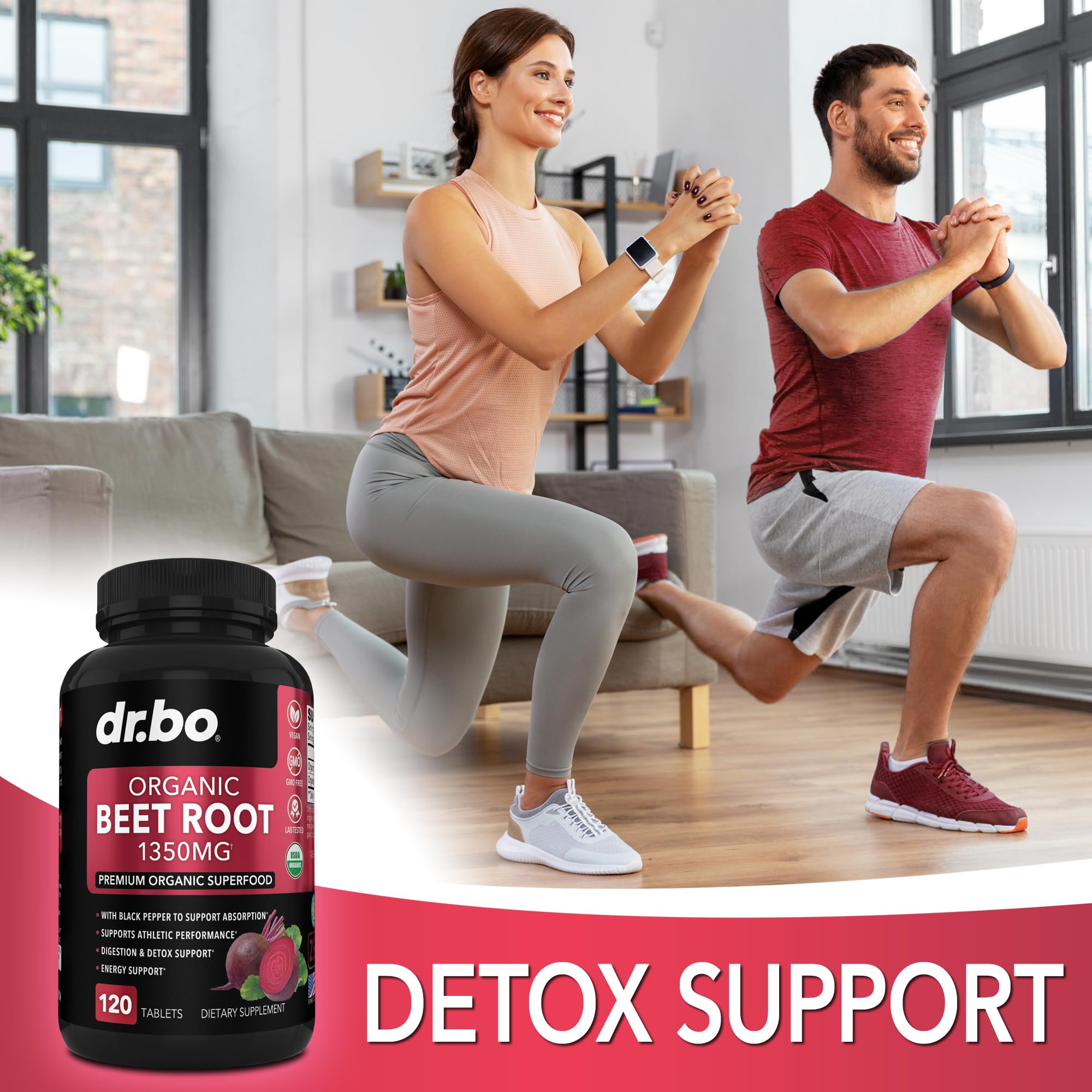 Organic Beet Root Capsules Supplements - 1350mg Beetroot Powder Extract Pills, Organic DR. BO buy supplements canada