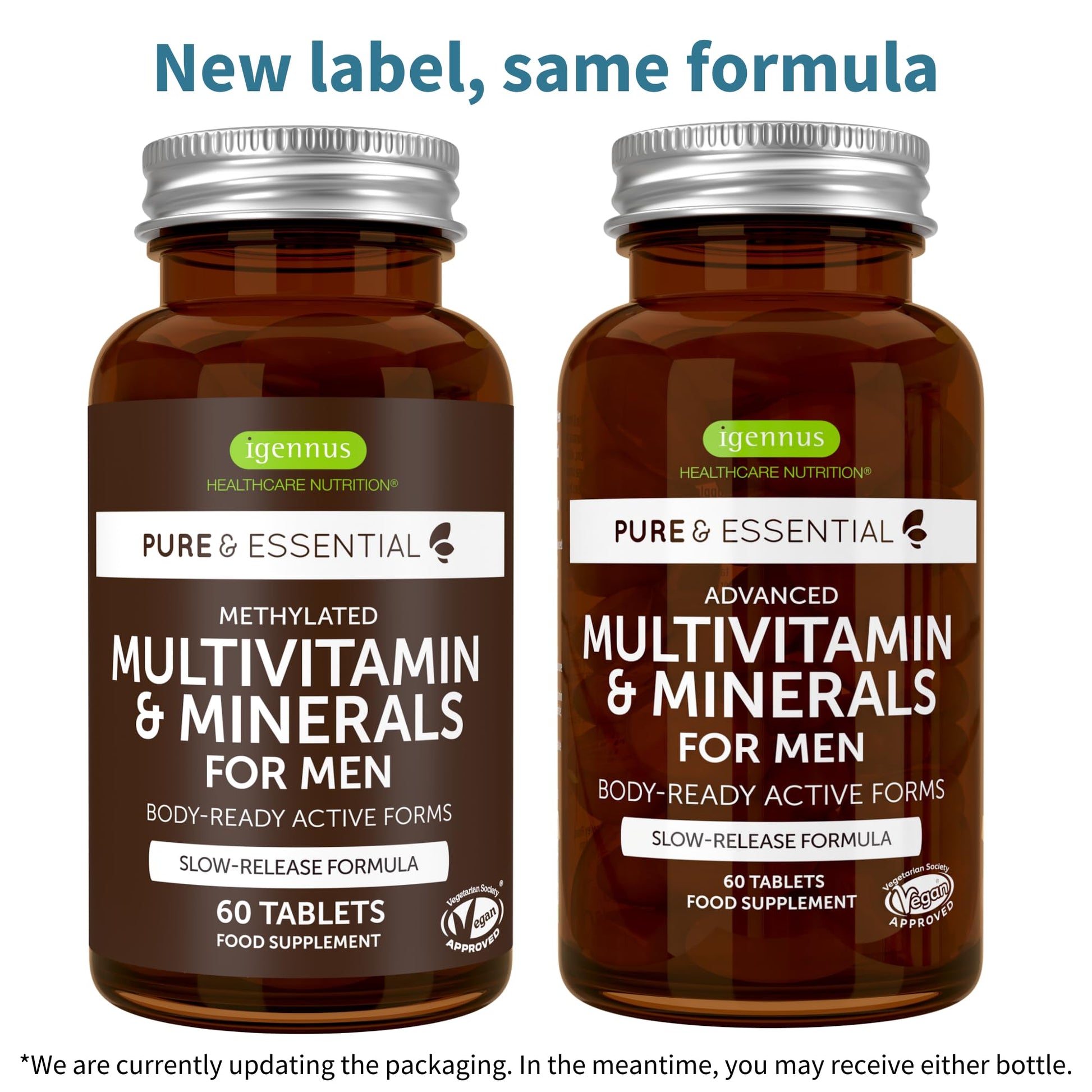 Igennus Methylated Men's Multivitamin with 22 Actives, All-Day Nutrient Delivery, Pure & Clean, Methylfolate & Methylcobalamin Igennus Healthcare Nutrition buy supplements canada