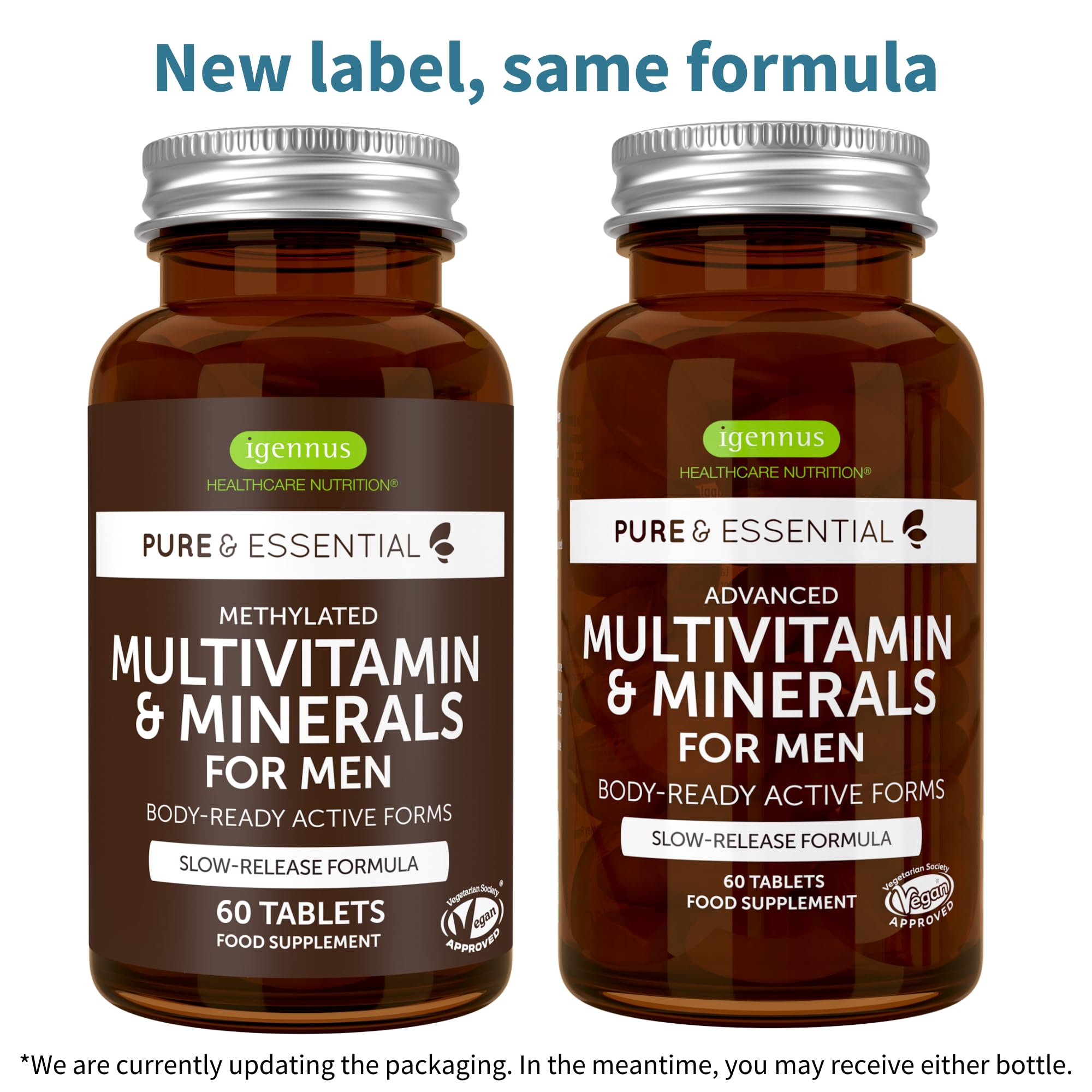 Igennus Methylated Men's Multivitamin with 22 Actives, All-Day Nutrient Delivery, Pure & Clean, Methylfolate & Methylcobalamin Igennus Healthcare Nutrition buy supplements canada
