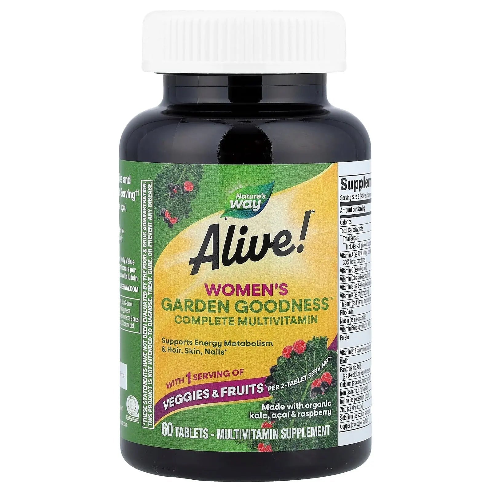 Nature's Way Alive! Garden Goodness Multivitamin for Women, High Potency B-Vitamins to Support Cellular Energy Nature's Way buy supplements canada