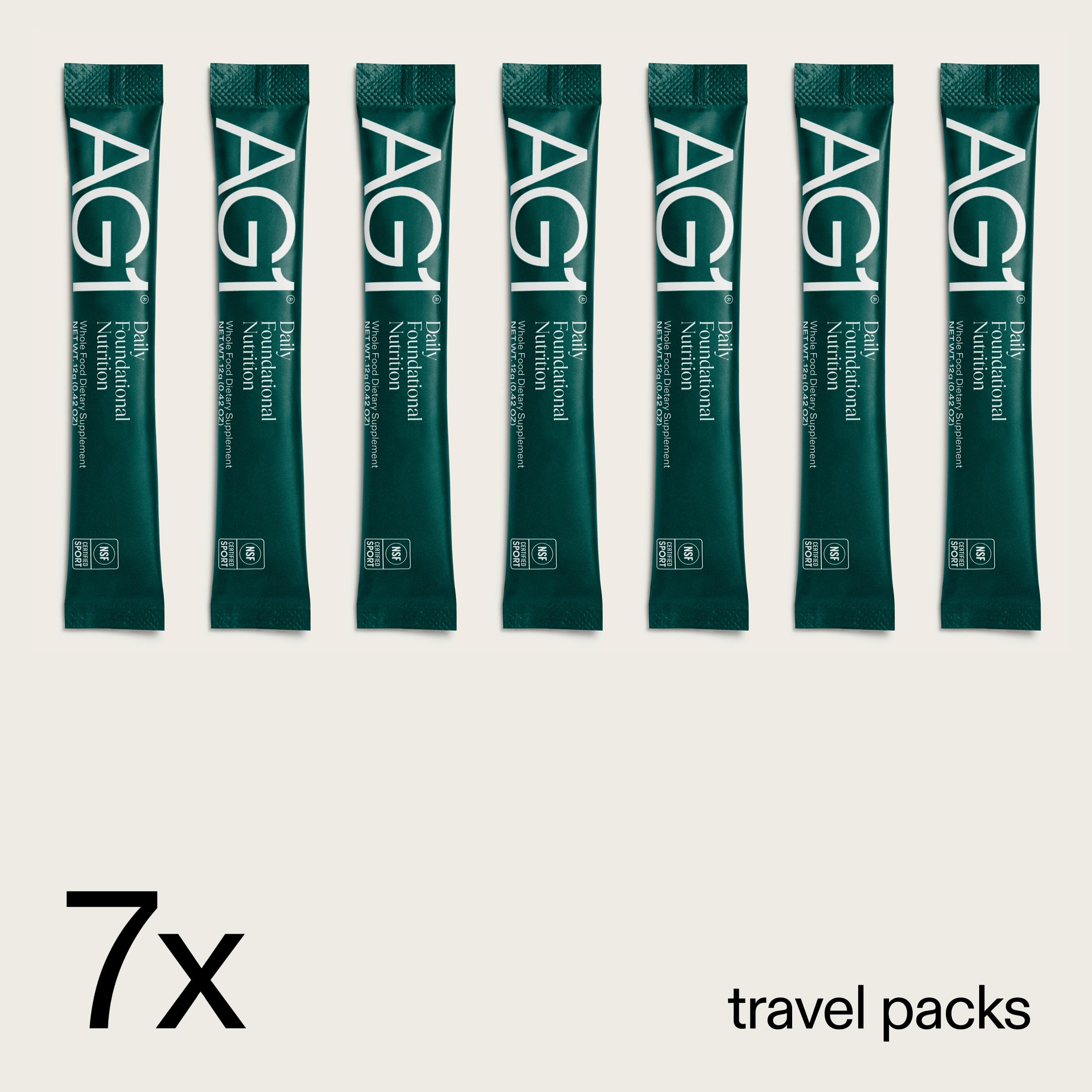 AG1 Athletic Greens 7-Day Starter Kit – All-in-One Greens Powder with Multivitamin, Probiotics, Superfoods – Includes 7 Travel Packs, BPA-Free Shaker & Habit-Building Journal AG1 buy supplements canada