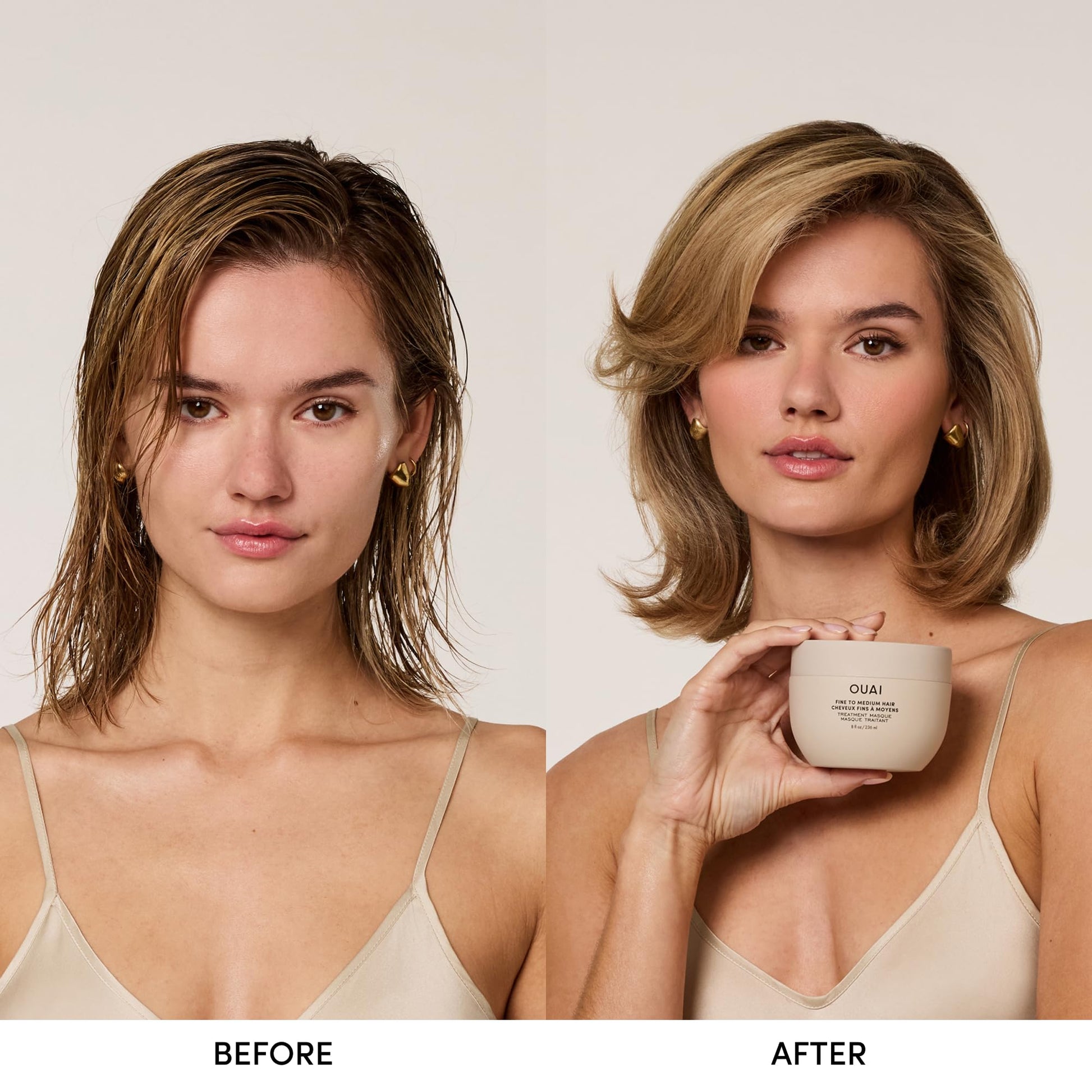 OUAI Fine to Medium Hair Treatment Masque - Hydrating Hair Mask to Help Repair Strands & Increase Shine - With Shea Butter, Keratin and Panthenol - Paraben, Phthalate & Sulfate Free (8 Fl Oz) OUAI buy supplements canada