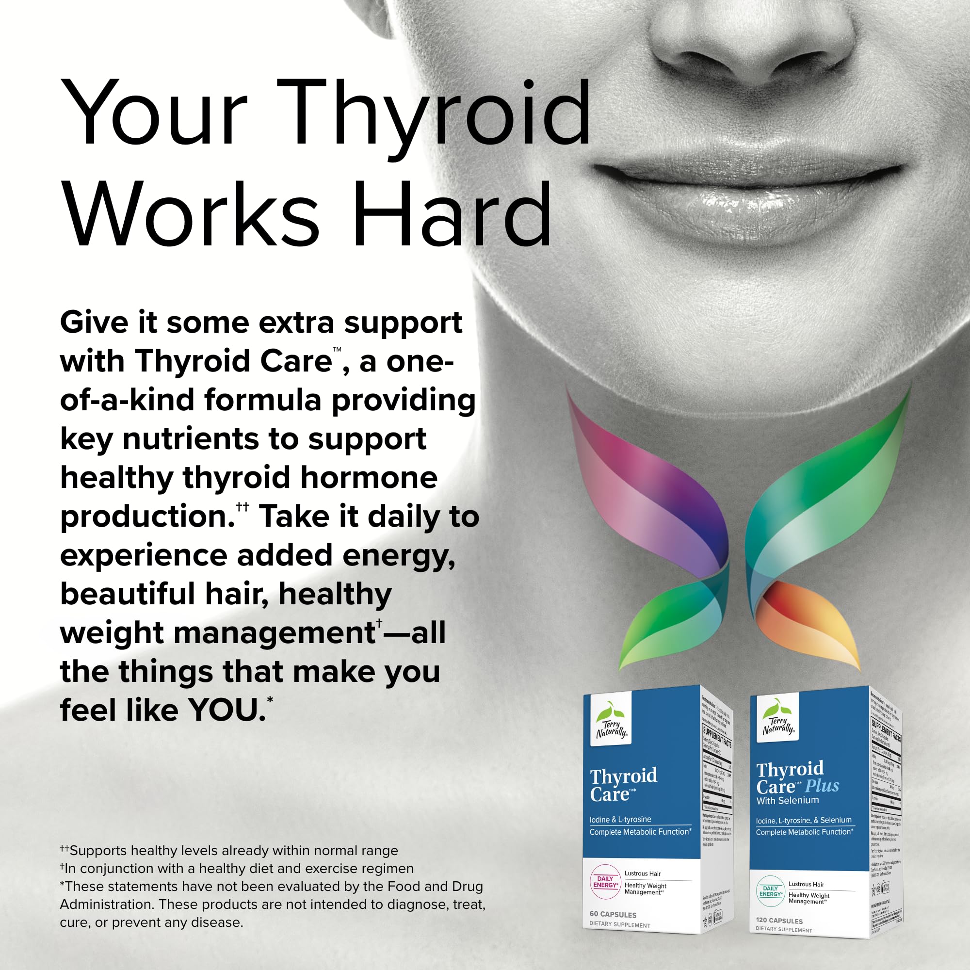 Terry Naturally Thyroid Care - 120 Capsules - Complete Metabolic Function - with Iodine Terry Naturally buy supplements canada