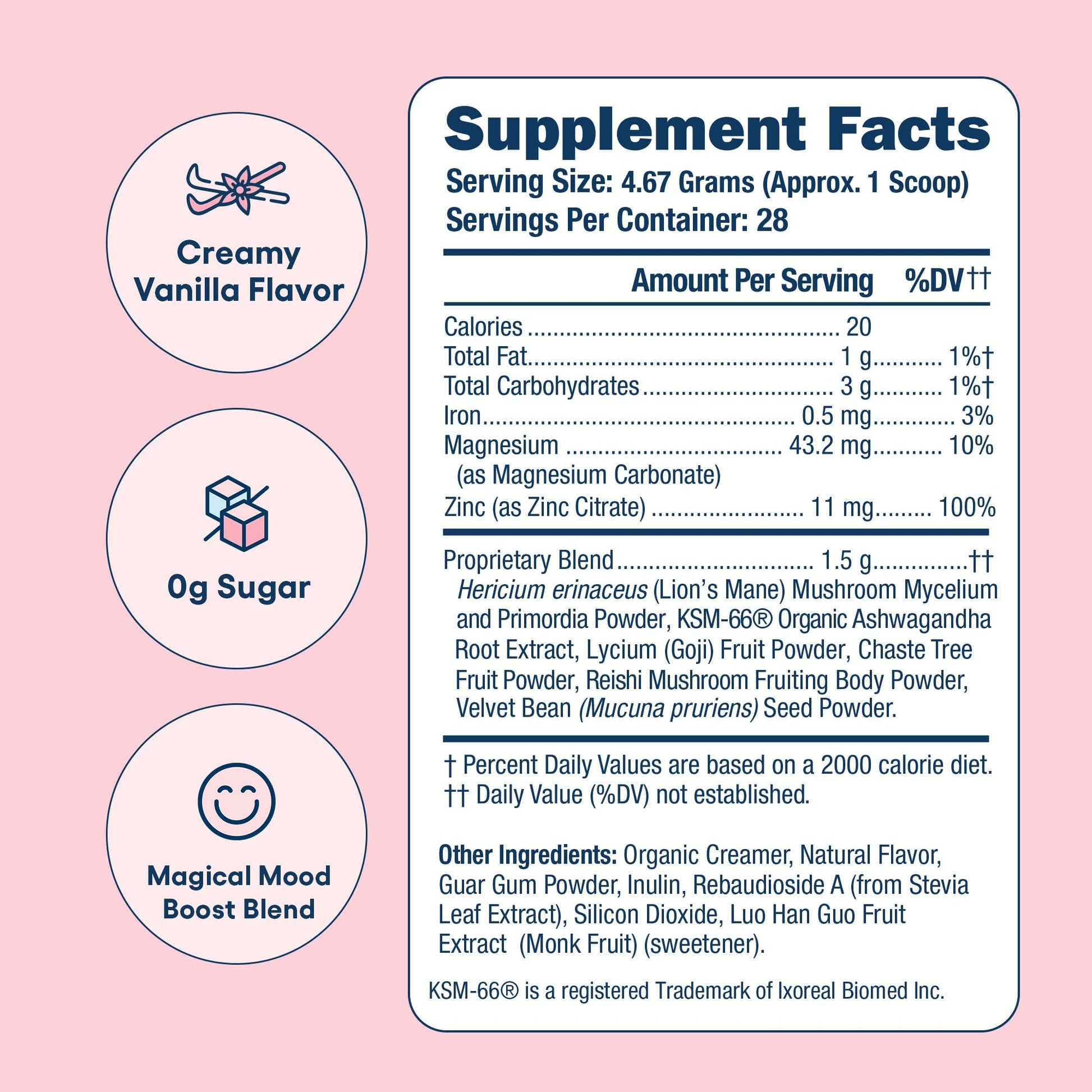 Love Sweat Fitness Mood & Stress Support Supplement for Women | Ashwagandha, B Vitamins & Magnesium Powder | Focus, Calm & Balance | Miss Congeniality Vanilla | Vegan, Non-GMO | 28 Servings Love Sweat Fitness buy supplements canada