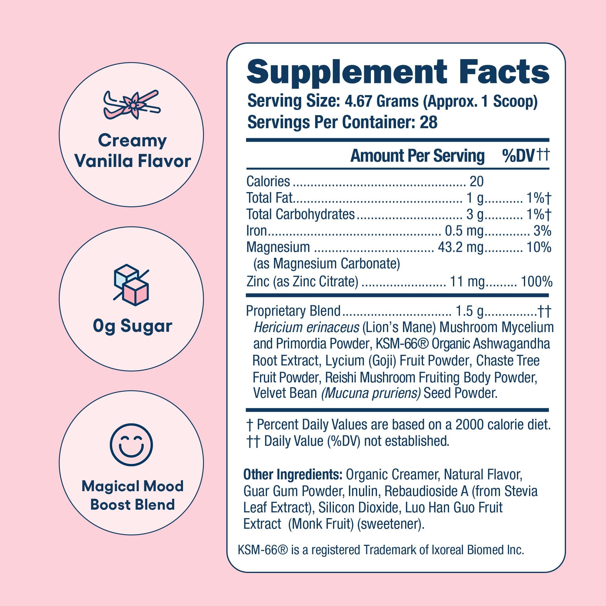 Love Sweat Fitness Mood & Stress Support Supplement for Women | Ashwagandha, B Vitamins & Magnesium Powder | Focus, Calm & Balance | Miss Congeniality Vanilla | Vegan, Non-GMO | 28 Servings Love Sweat Fitness buy supplements canada