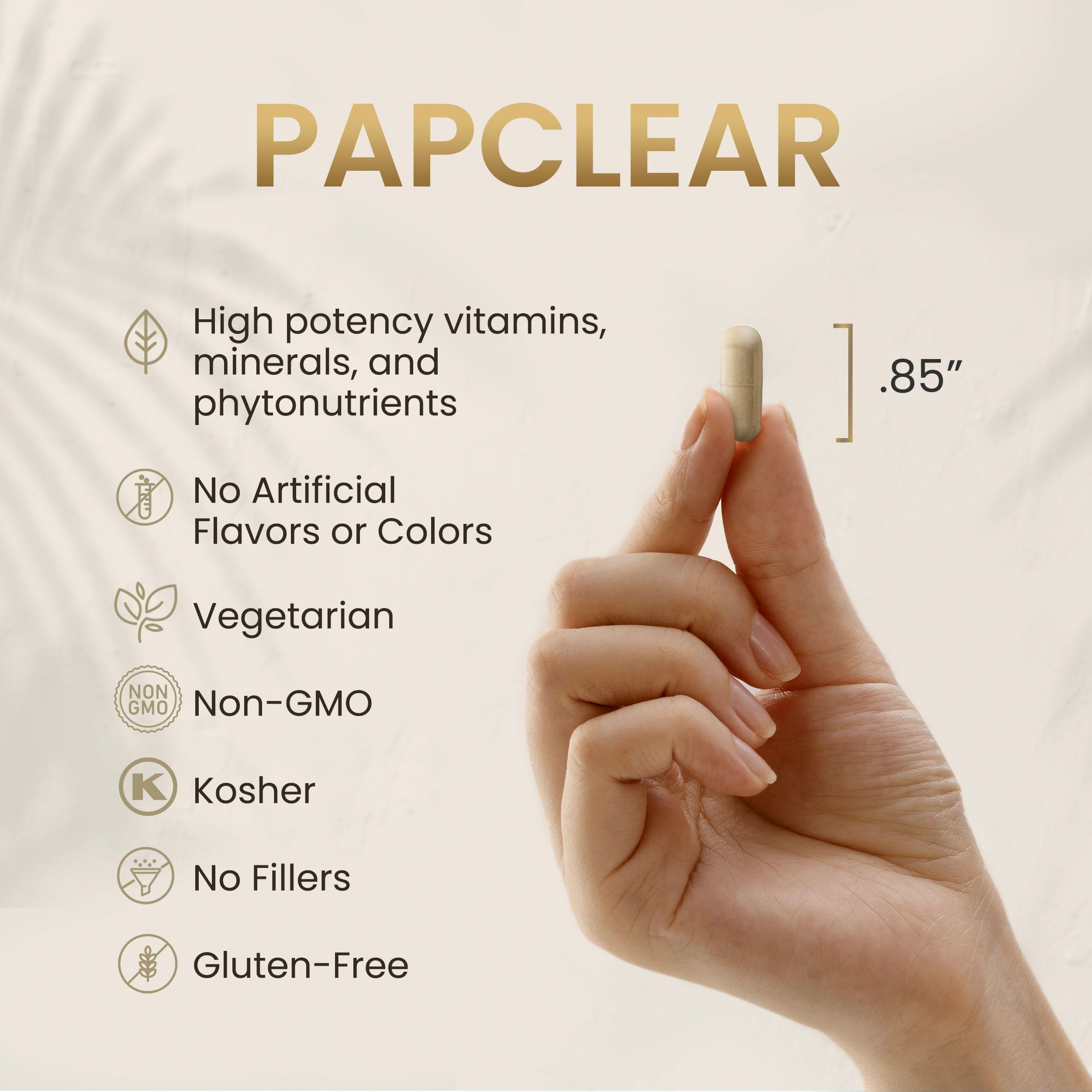HPD Rx PAPCLEAR Physician Formulated | All Natural HPV Immune Support Supplement HPD Rx buy supplements canada