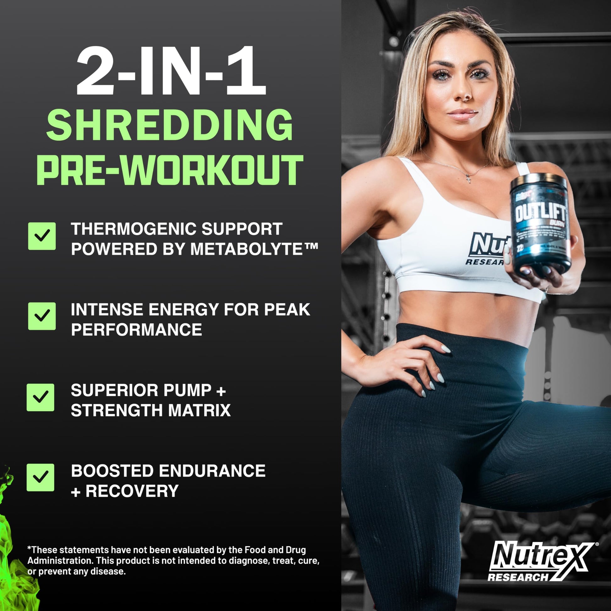Nutrex Research Outlift Burn Thermogenic Pre Workout Powder, 2 in 1 Performance Nutrex Research buy supplements canada