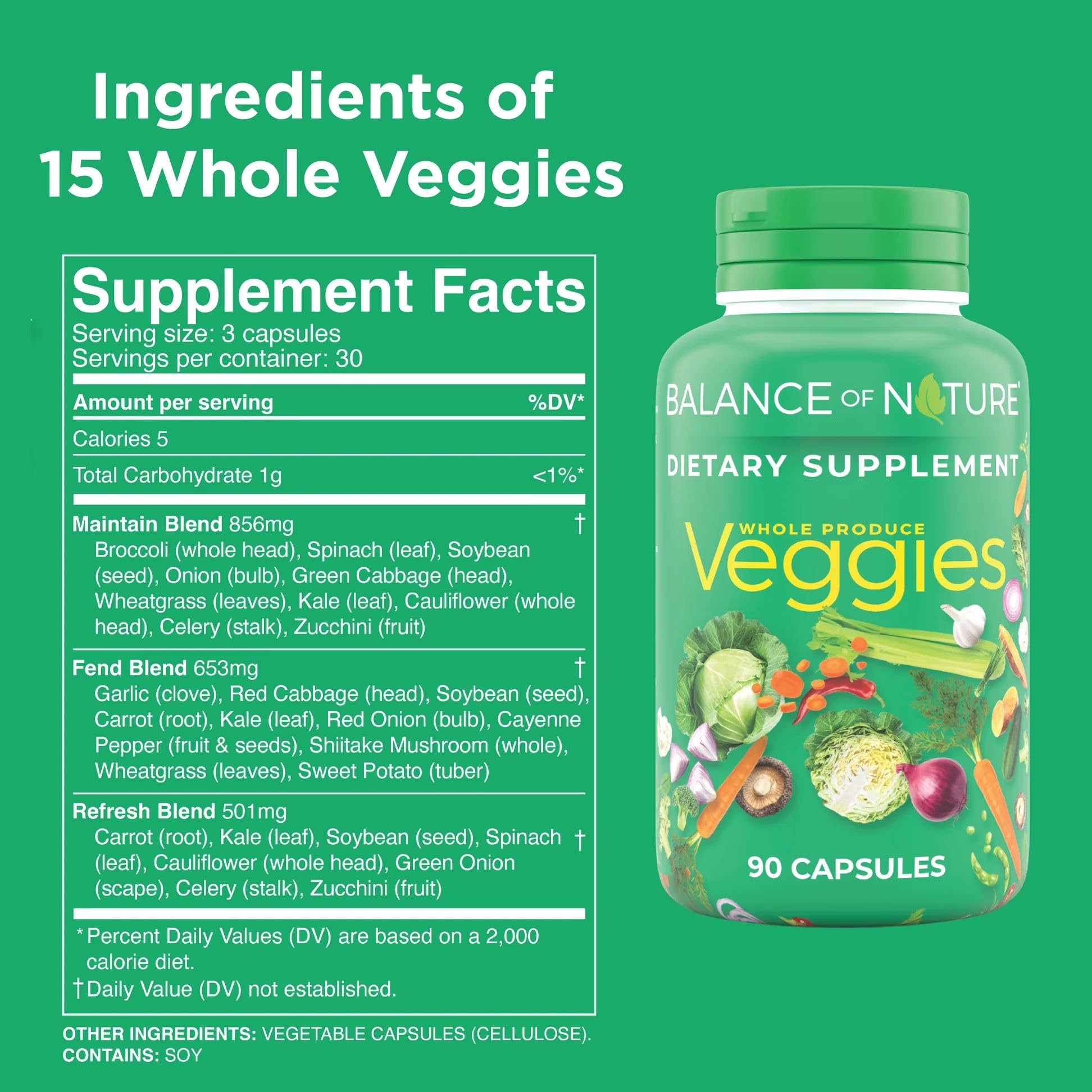 Balance of Nature Whole Veggies Supplement with Superfood Vegetables Balance of Nature buy supplements canada