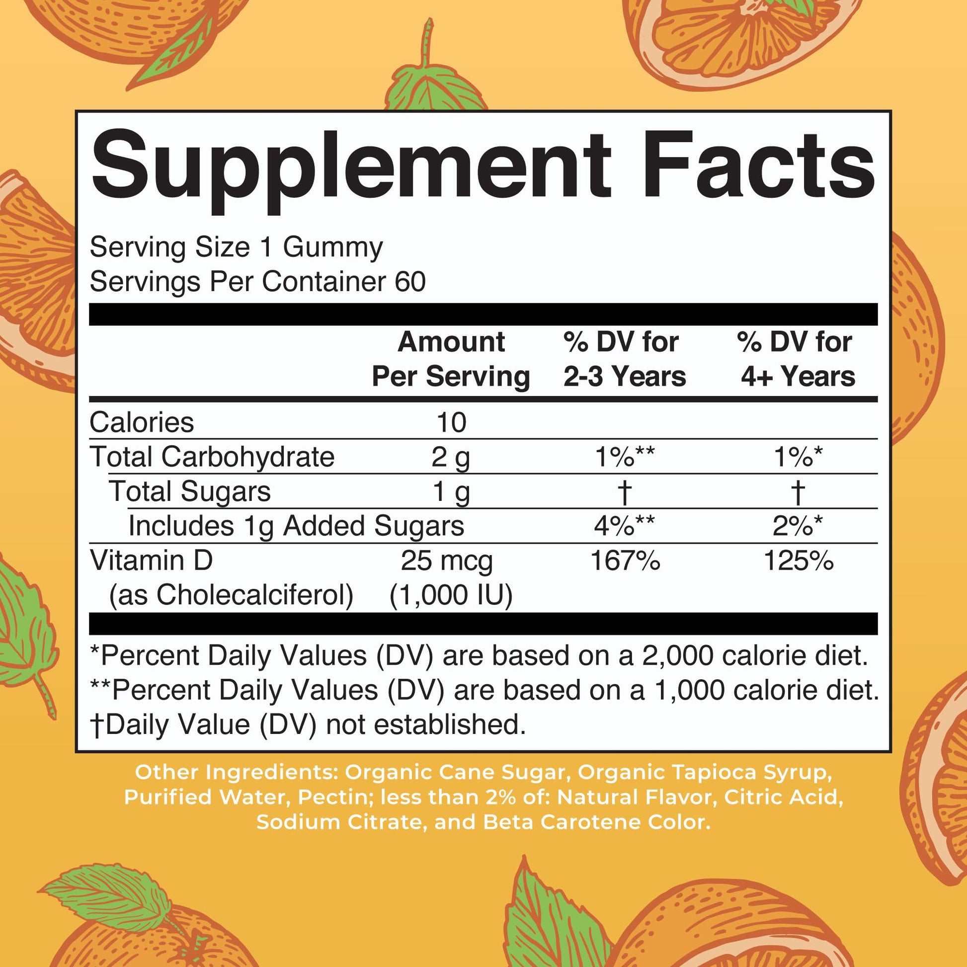 MaryRuth Organics Vitamin D3 Gummies | 2 Month Supply | Adults & Kids Vitamin D Gummy | Immune Support Supplement | VIT D3 1000IU for Bone Health&Muscle Function | Vegan | Non-GMO | Gluten Free | 60 MARYRUTH'S buy supplements canada