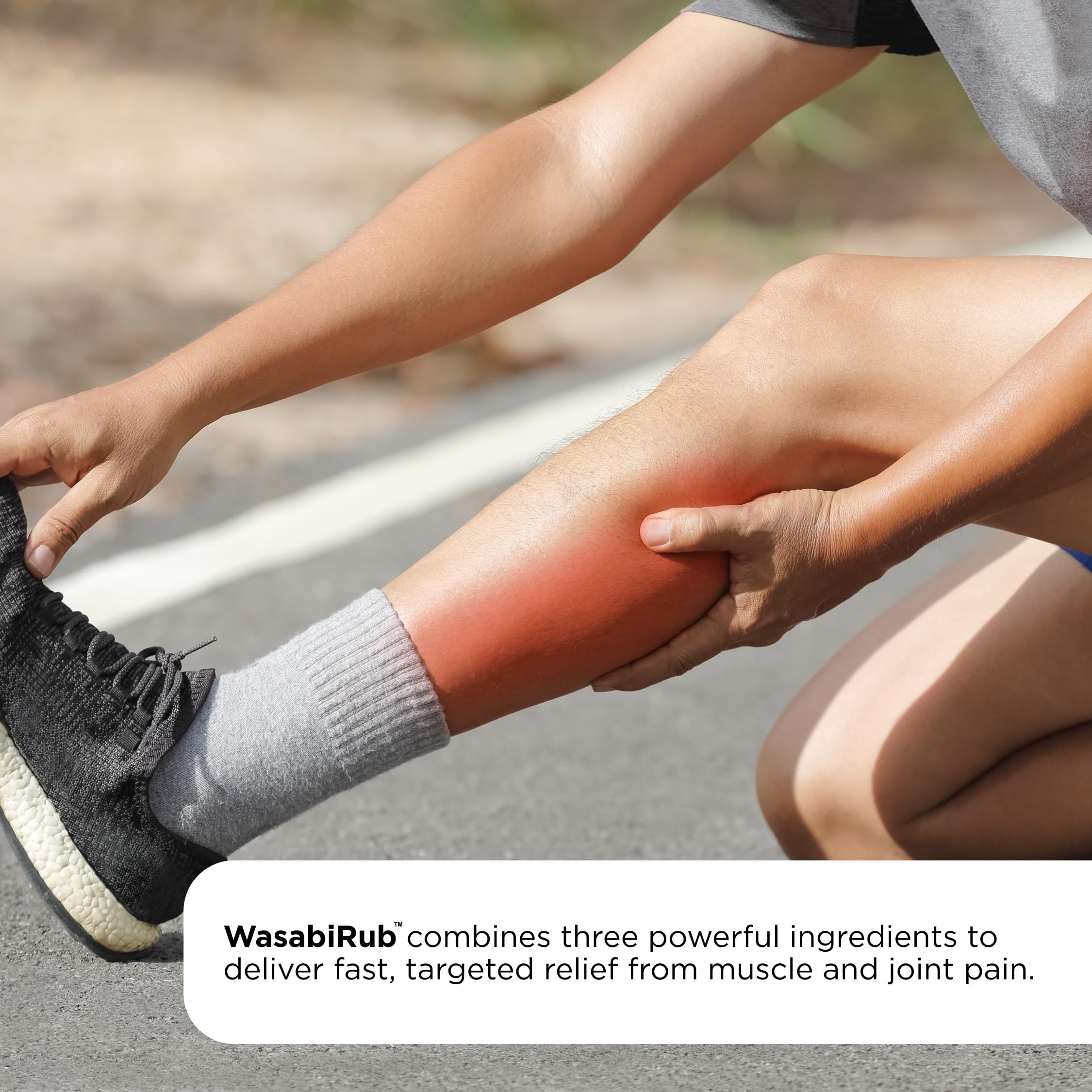 WasabiRub Sports Topical Pain Relief Gel - Joint & Muscle Care - Lightweight Fast-Absorbing Gel for Everyday Movement SportPharm buy supplements canada