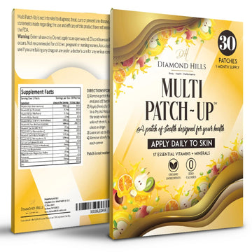 Diamond Hills Multi Patch-Up – 30ct Daily Patches – No Calories & Sugar Free Diamond Hills buy supplements canada