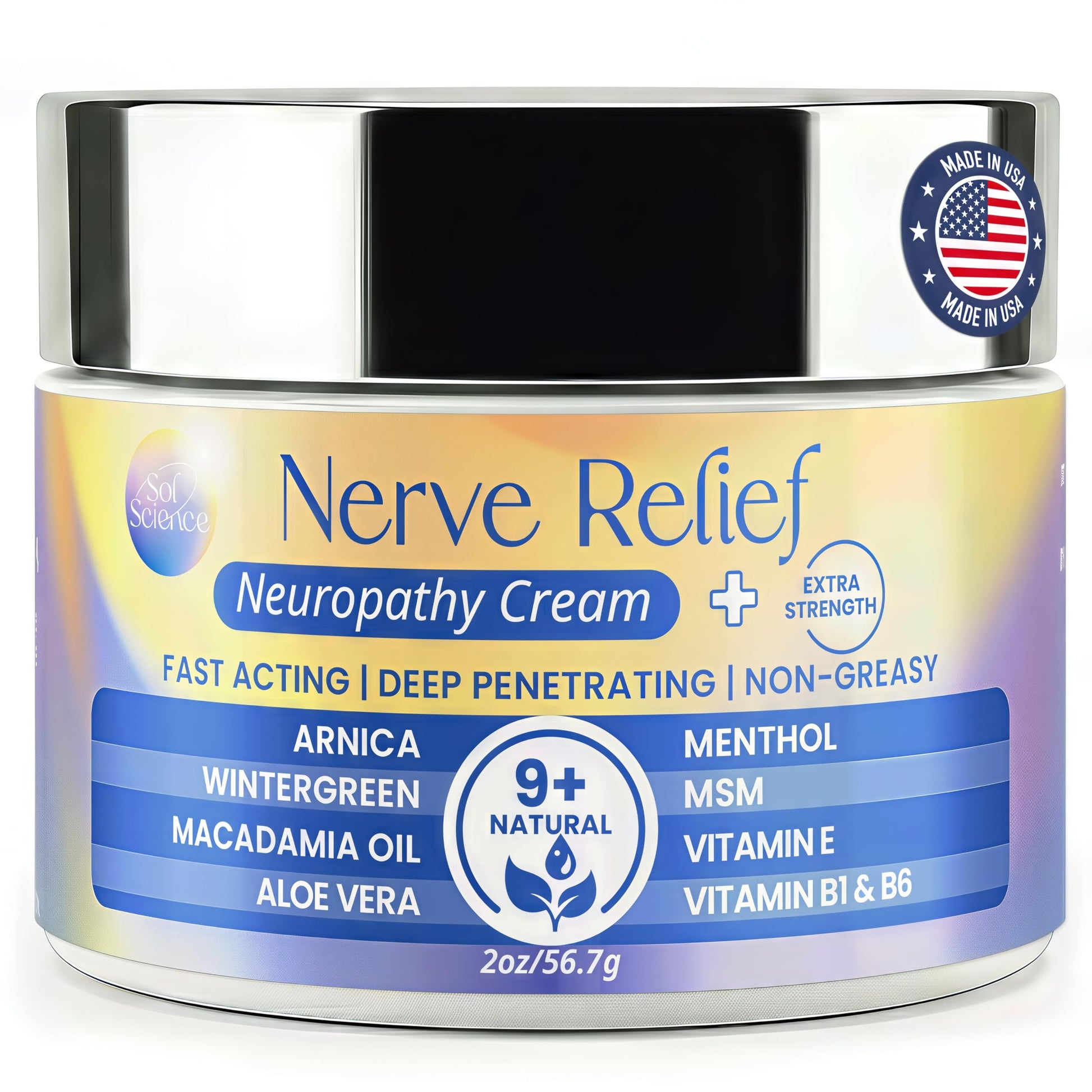 PURPLE CANYON Nerve Pain Relief Cream for Neuropathy – for Feet & Legs | MSM, Arnica, Alpha Lipoic Acid | Fast-Absorbing, Non-Greasy Formula | 2 oz PURPLE CANYON buy supplements canada