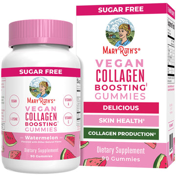 MaryRuth Organics Vegan Collagen for Women & Men, Collagen Boosting Gummies, Skin Care, Lysine, Vitamin C, Vitamin A, Amla, Supplement for Hair & Skin, Vegan, Non-GMO, Gluten Free, 90 Servings MARYRUTH'S buy supplements canada