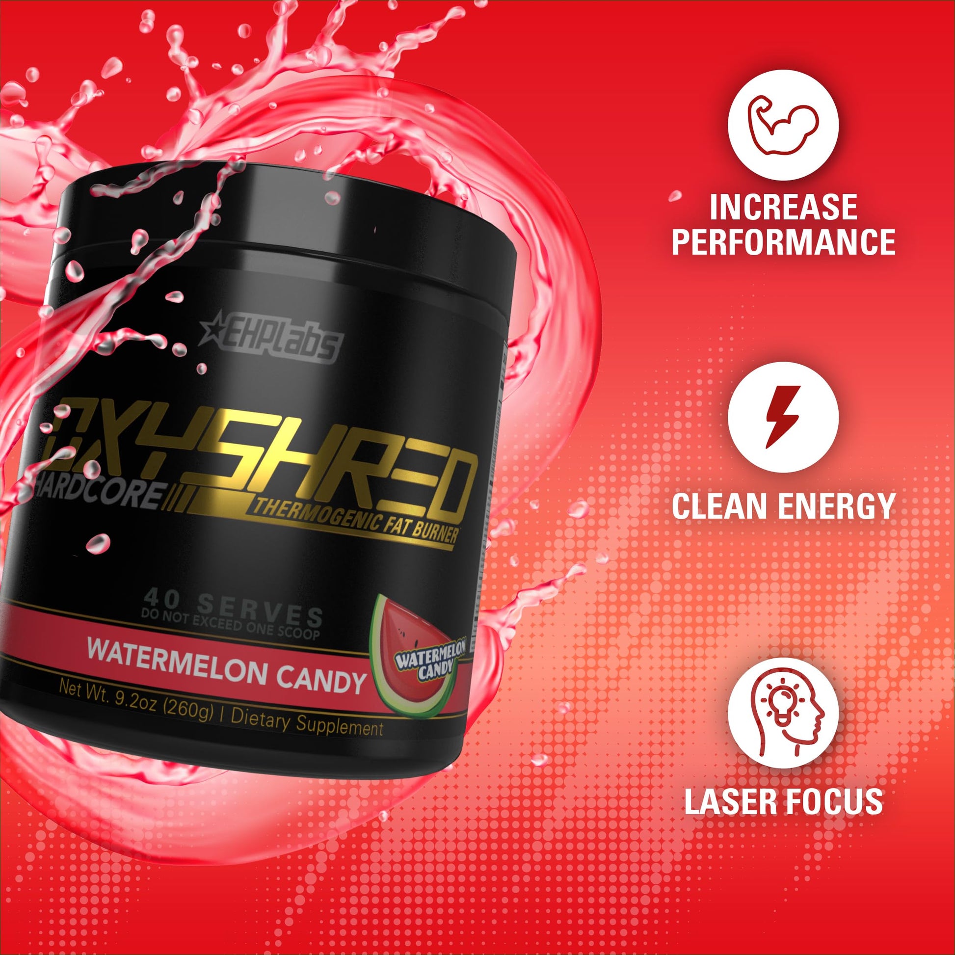 EHP Labs OxyShred Hardcore Thermogenic Shredder - Pre Workout Powder with L Glutamine EHP Labs buy supplements canada