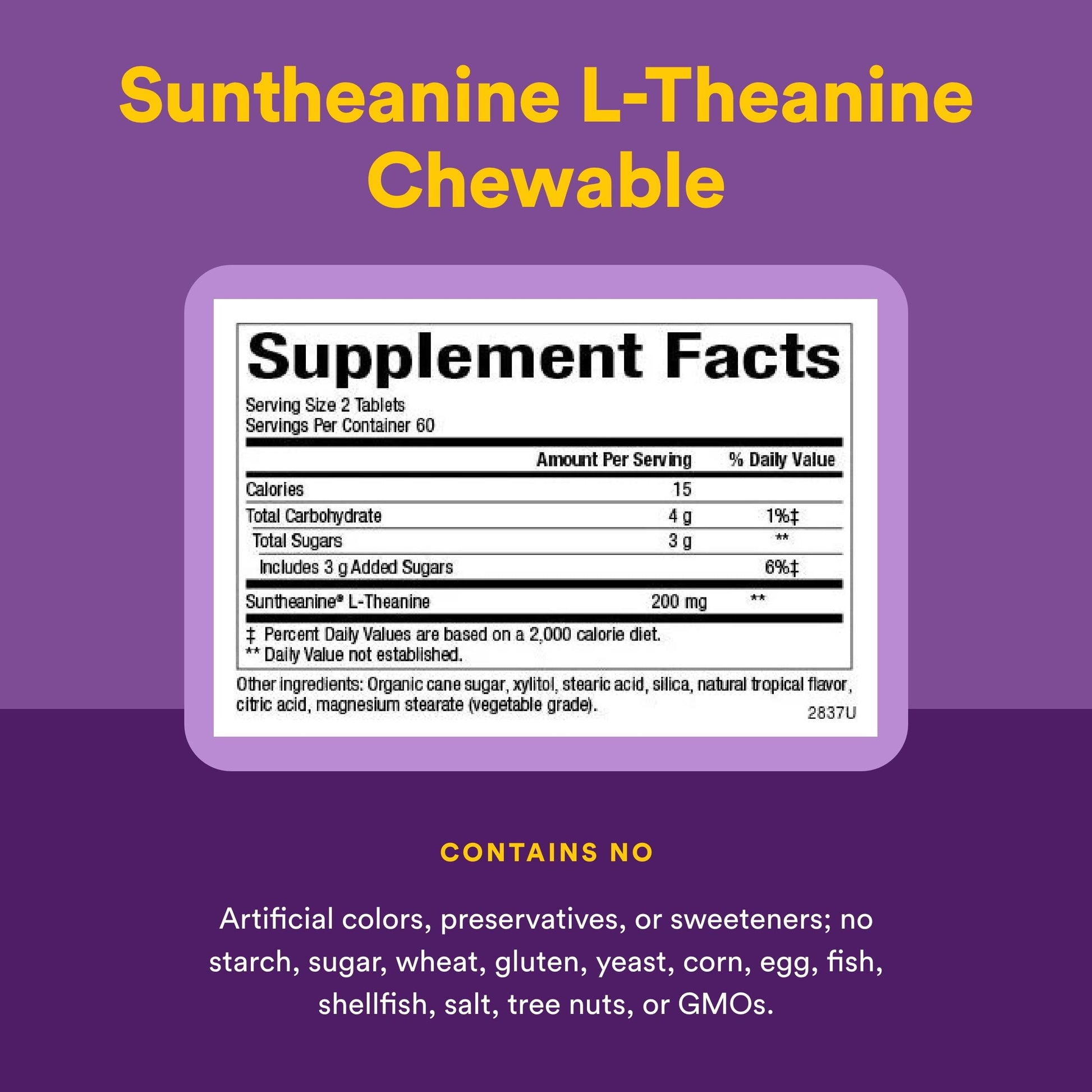 Natural Factors Suntheanine L-Theanine 100 mg - Health Supplement for Calm Outlook - L-Theanine Supplement Supports Relaxing Sleep & Aids Against Drowsiness Natural Factors buy supplements canada