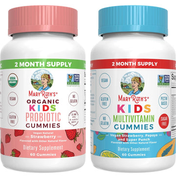 MaryRuth Organics Multivitamin and Probiotic Gummies (Strawberry) for Kids | Clean Label Project Verified® | Vitamins for Gut Health MARYRUTH'S buy supplements canada