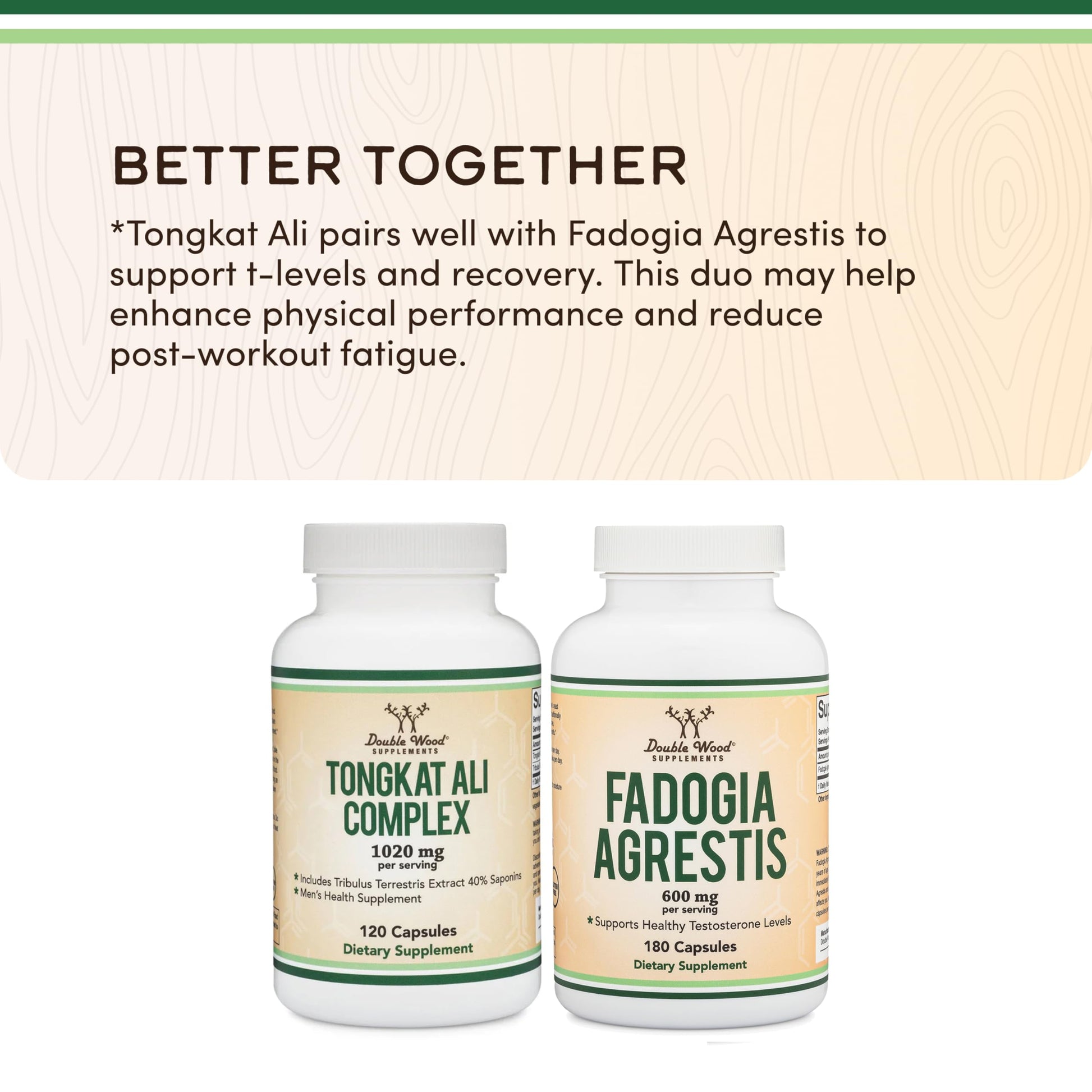 Tongkat Ali Extract - Ultra High Potency 200:1 - for Men (Longjack) Eurycoma Longifolia, 1000mg per Serving, 120 Capsules - with 20mg Tribulus Terrestris Double Wood Supplements buy supplements canada
