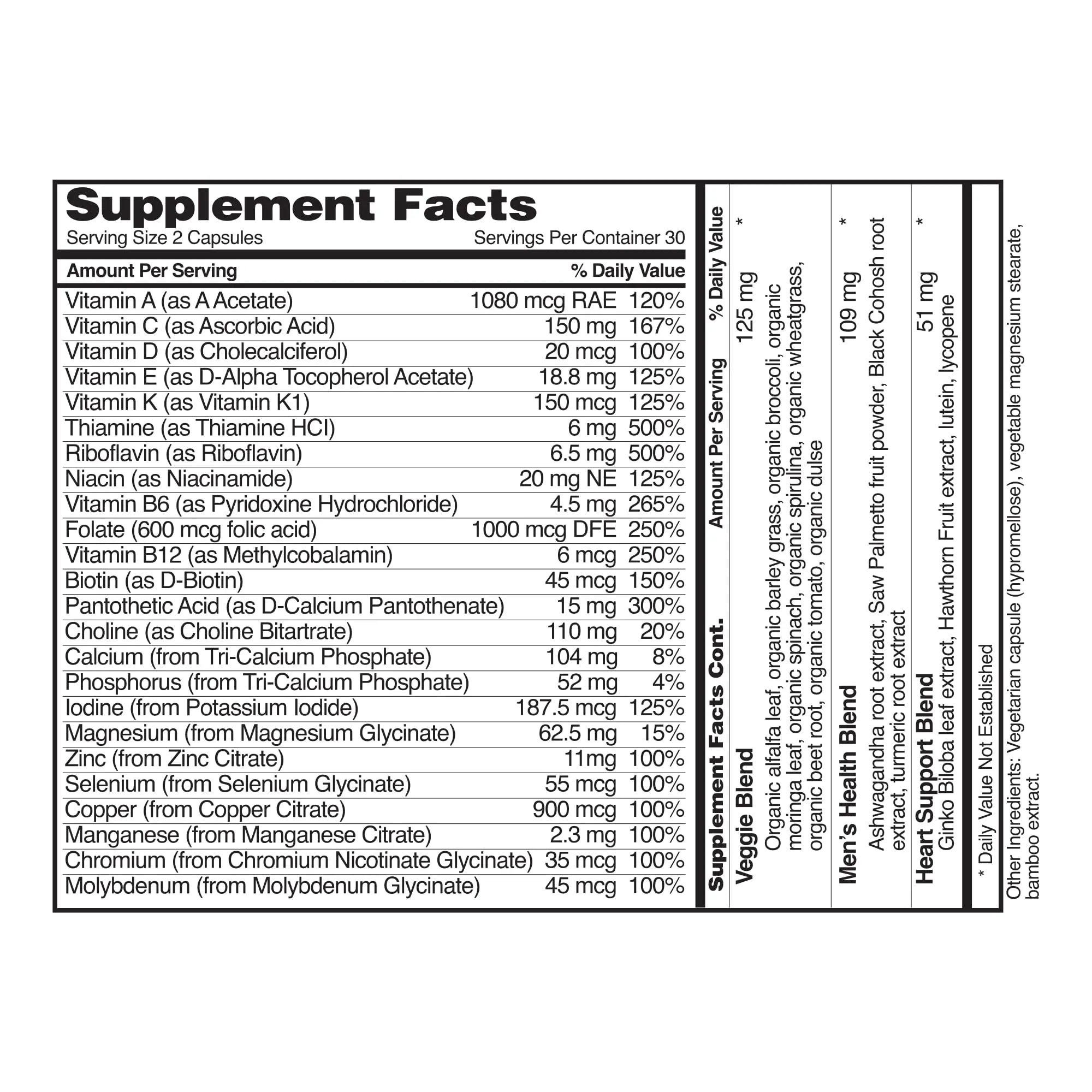 Snap Supplements Men's Multivitamins - Daily Vitamins & Minerals for Men - Vitamin D, B12, Zinc, Herbs & Vitamin C Snap Supplements buy supplements canada