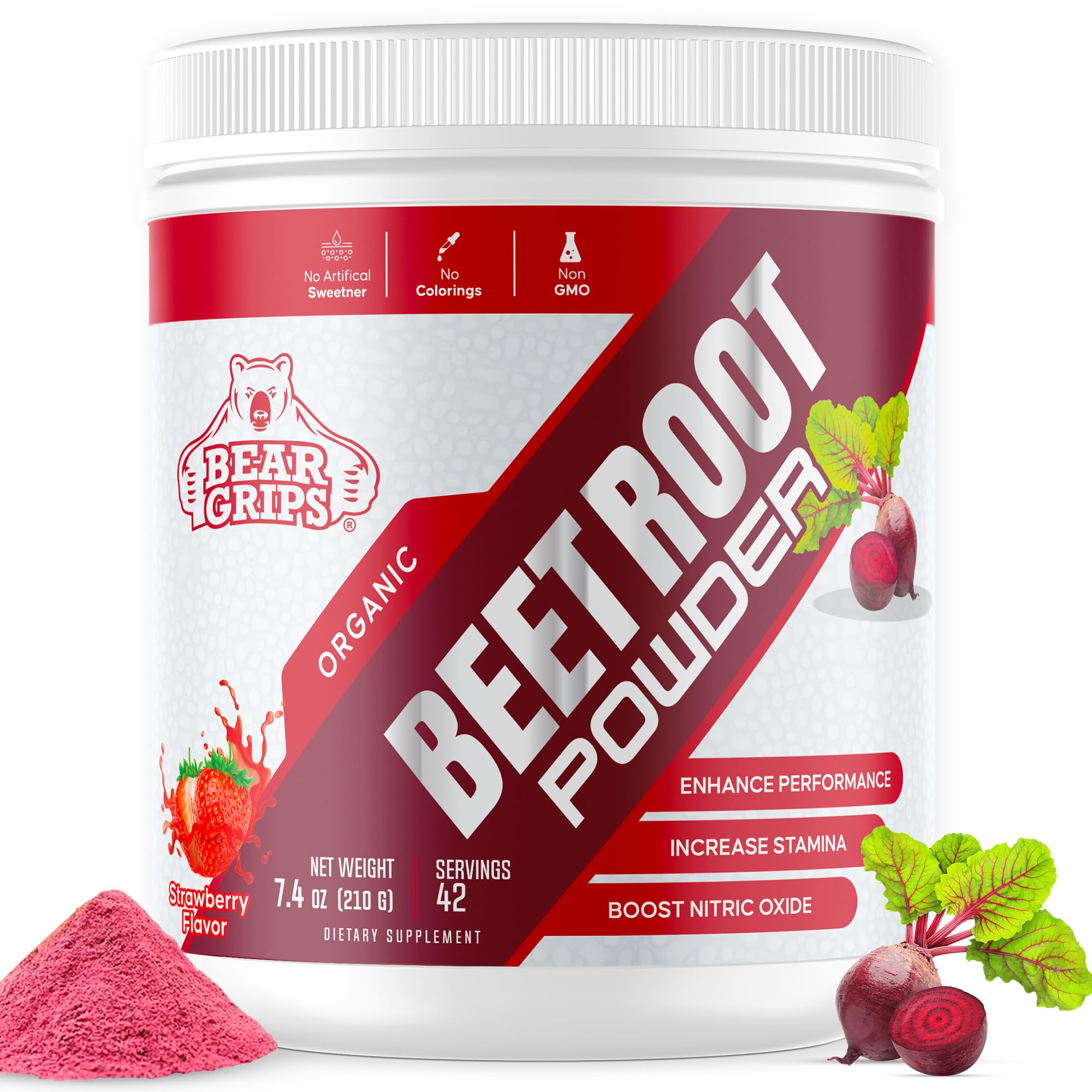 Organic Beet Root Powder - Nitric Oxide Supplement Super Food Beets Supplements Bear Grips buy supplements canada