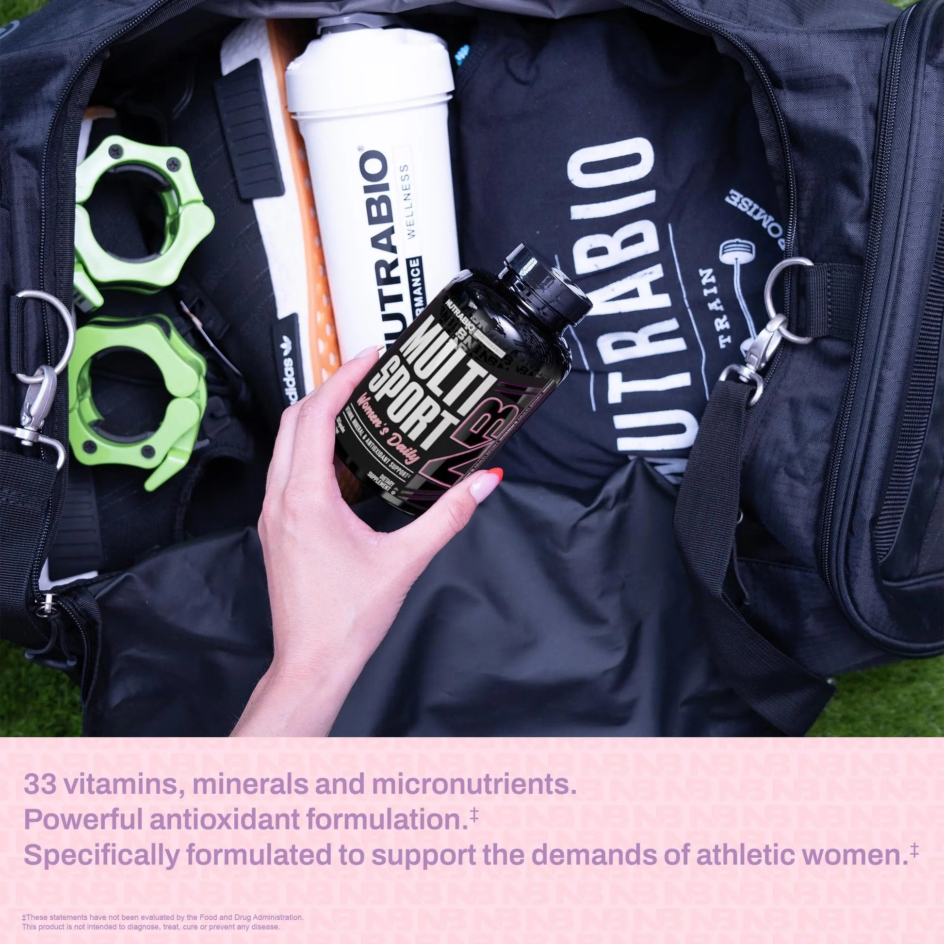 NutraBio Multisport for Women - Womens MultiVitamin - 33 Vitamins, Minerals, Micronutrients - Rich in Antioxidants NutraBio buy supplements canada