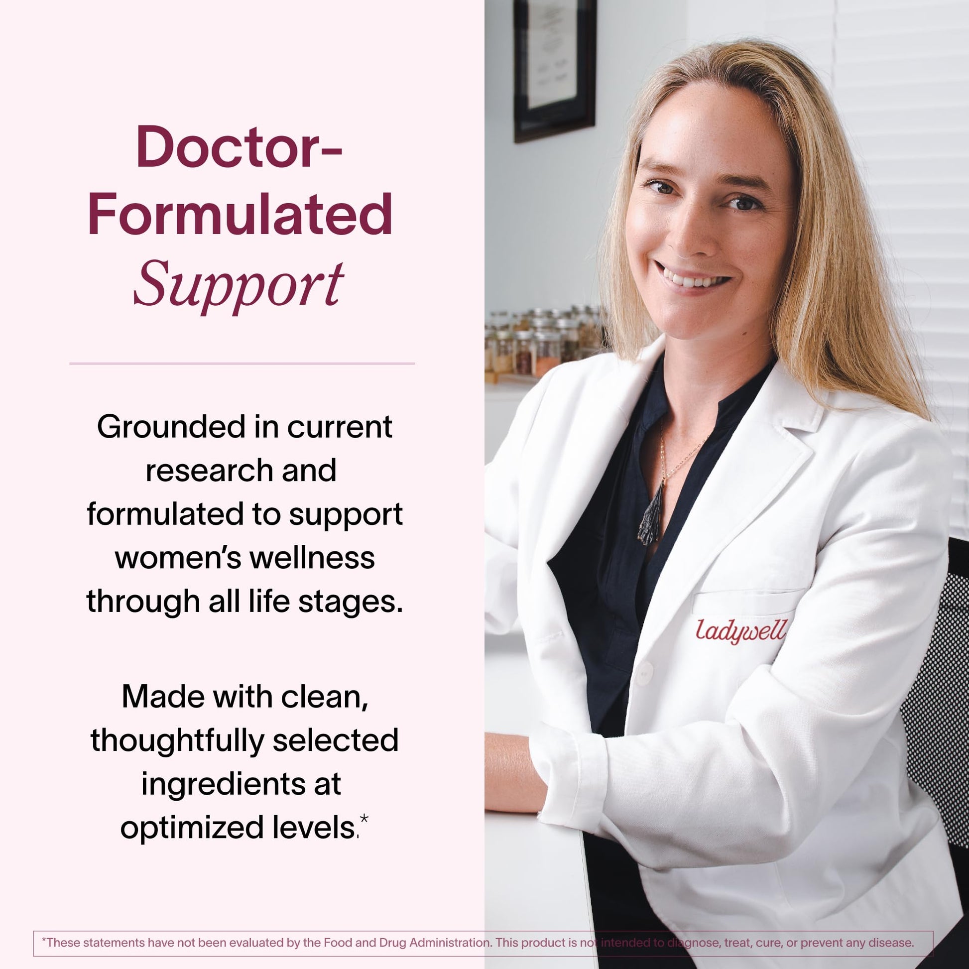 Ladywell Perimeno - Perimenopause Support - Support for Mood, Mental Clarity, Sleep & Hot Flashes - Black Cohosh, Reishi, Wild Yam, Holy Basil, Schisandra, Rhodiola, Siberian Rhubarb / 60 Veg Caps Ladywell buy supplements canada