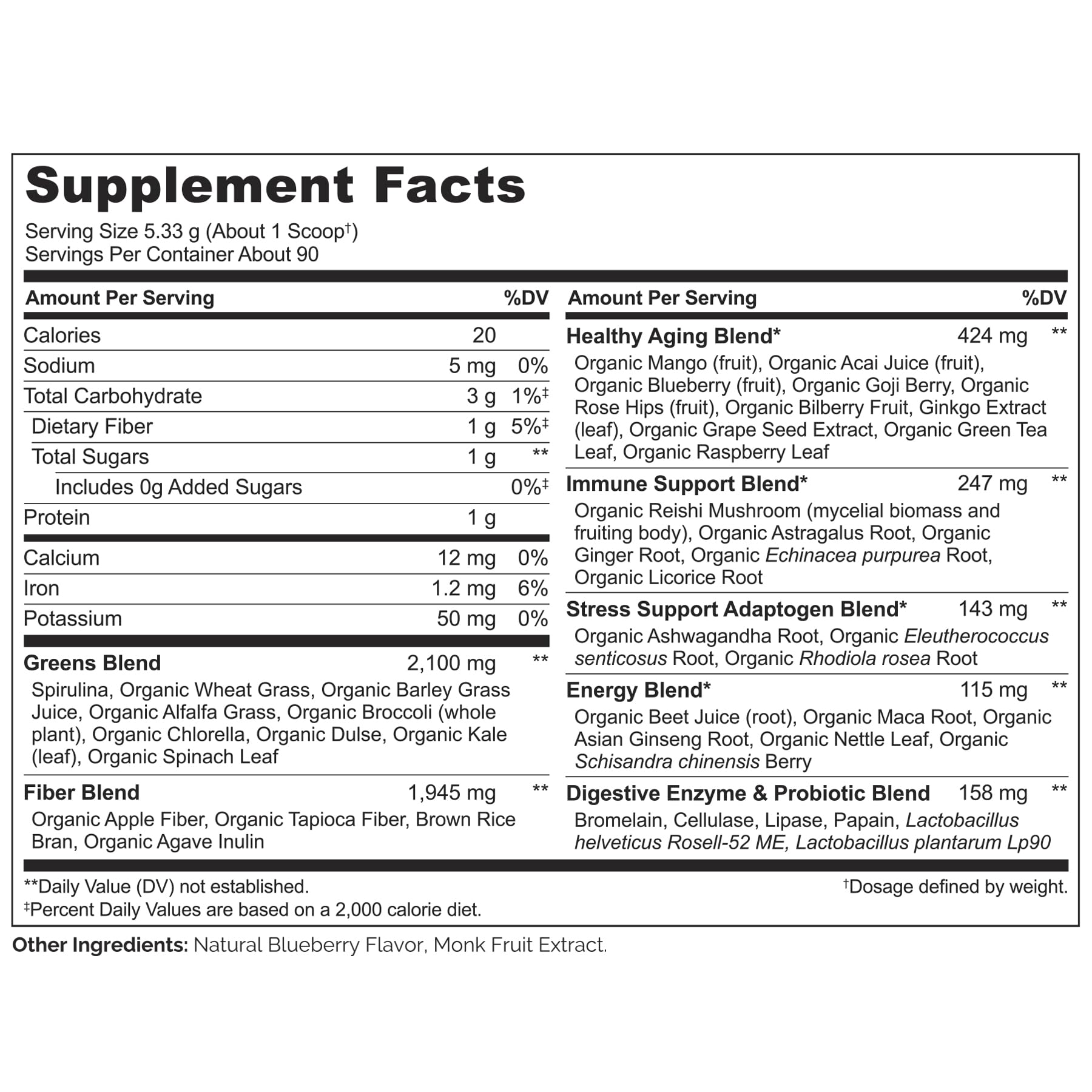 NATURELO Raw Greens Superfood Powder 480 Grams, Mixed Berry - Supports Energy, Immunity and Detox - Includes Spirulina, Wheat Grass and Organic NATURELO buy supplements canada