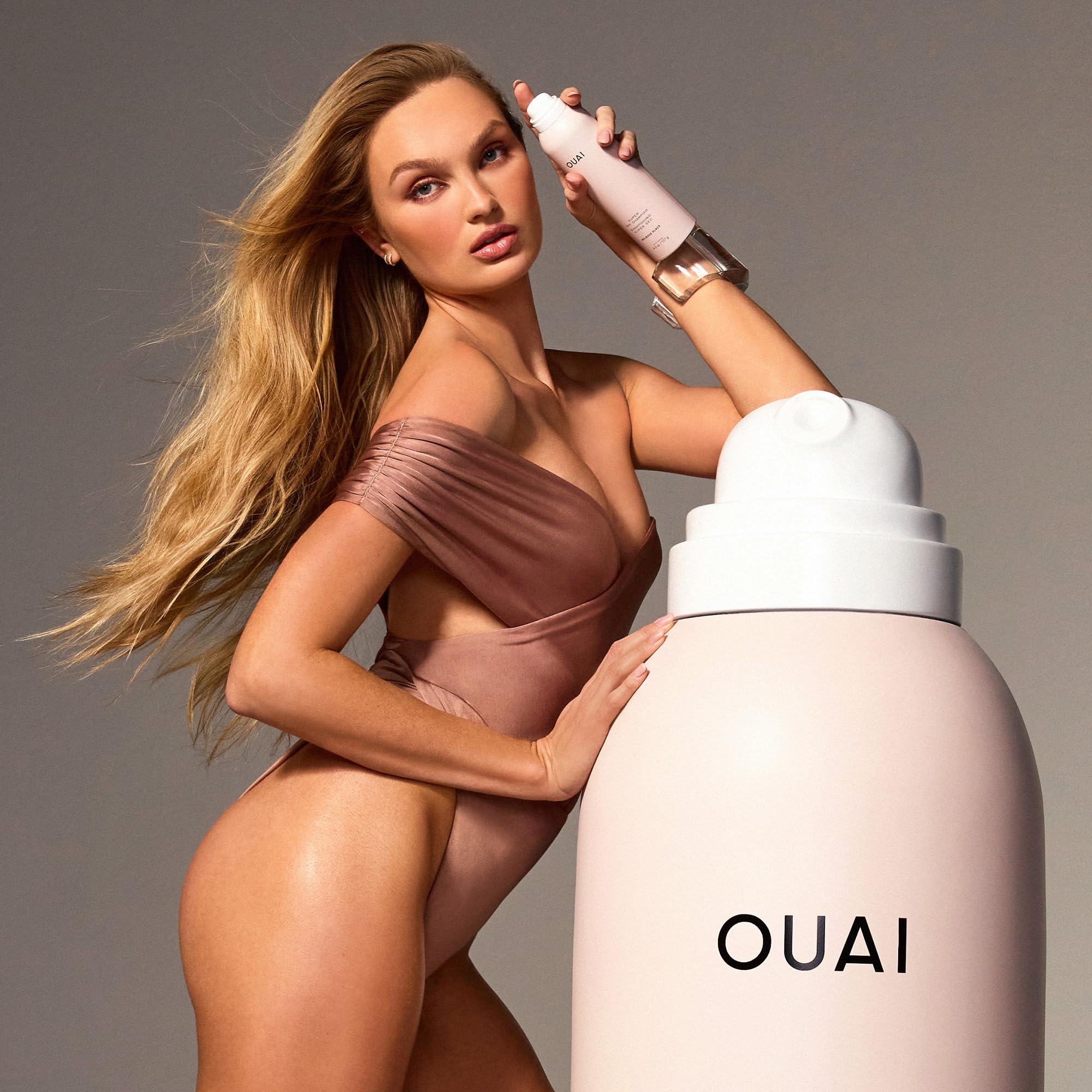 OUAI Super Travel Size Dry Shampoo - Volumizing Dry Shampoo - Absorbs Oil, Dirt & Sweat - Blends Seamlessly into Hair with Zero Residue & Enriched with a Long-Lasting Scent - Melrose Place (2 oz) OUAI buy supplements canada